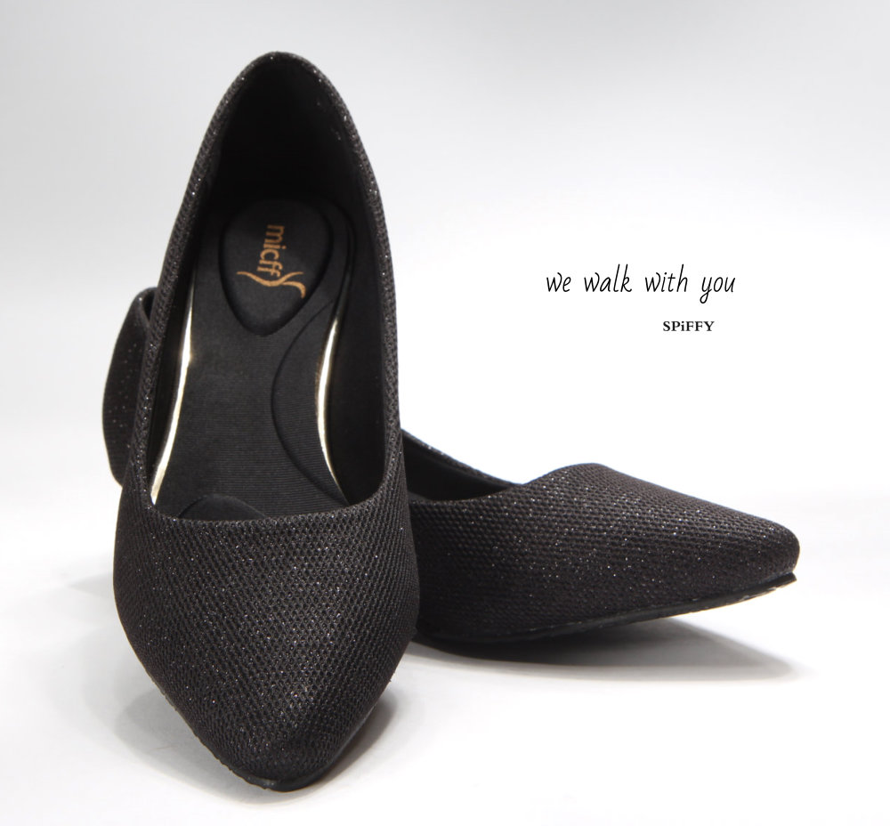 Fashion Modern Malaysia Mid Heels Shoes 舒适跟鞋 Spiffy Brand MF3763010 Black Colour Shoe Ladies Lady Leather High Heels Wedges Shoes Online Shopping 11Street Lazada 10