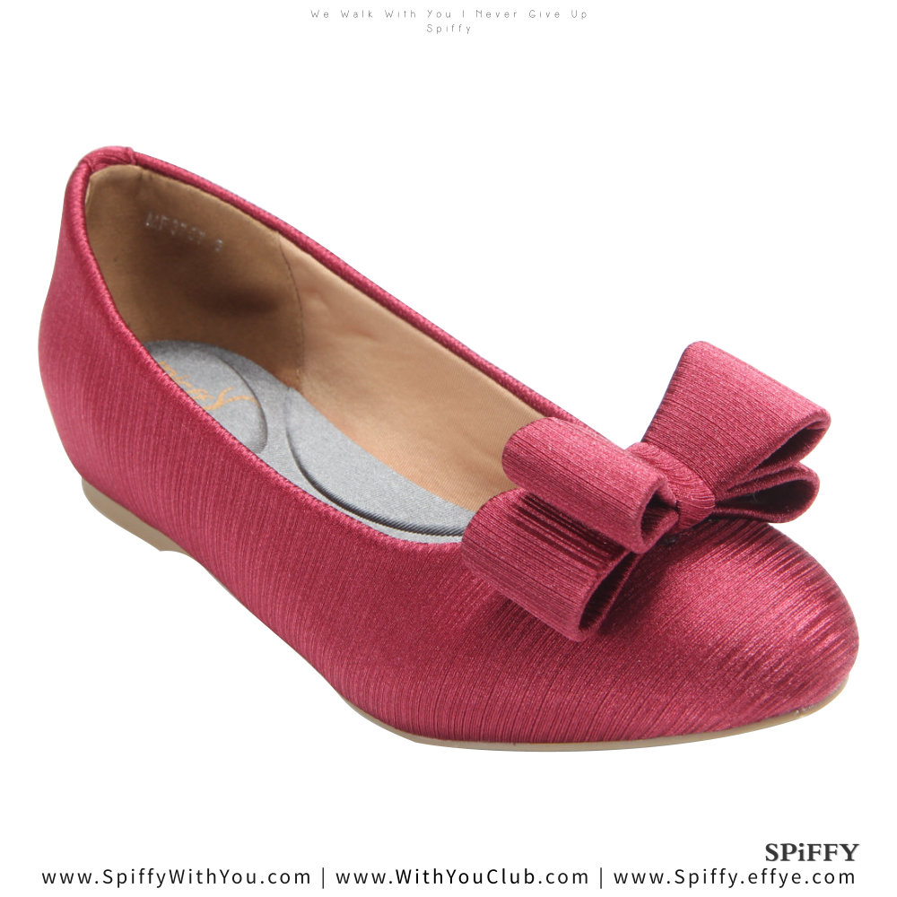 Fashion Modern Malaysia Sneakers Shoes 舒适平底鞋 Spiffy Brand MF3757028 Maroon Colour Shoe Ladies Lady Leather High Heels Wedges Shoes Online Shopping 11Street Lazada 02