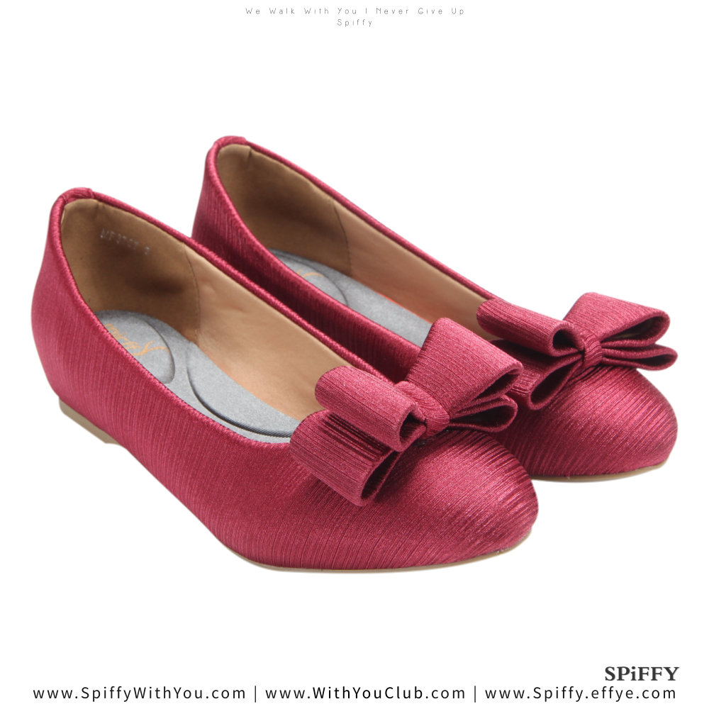 Fashion Modern Malaysia Sneakers Shoes 舒适平底鞋 Spiffy Brand MF3757028 Maroon Colour Shoe Ladies Lady Leather High Heels Wedges Shoes Online Shopping 11Street Lazada 03