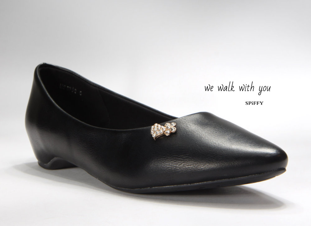 Fashion Modern Malaysia Sneakers Shoes 舒适平底鞋 Spiffy Brand MF3759010 Black Colour Shoe Ladies Lady Leather High Heels Wedges Shoes Online Shopping 11Street Lazada 06