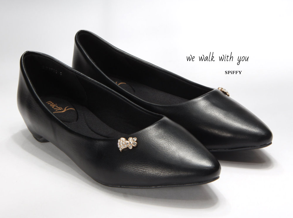 Fashion Modern Malaysia Sneakers Shoes 舒适平底鞋 Spiffy Brand MF3759010 Black Colour Shoe Ladies Lady Leather High Heels Wedges Shoes Online Shopping 11Street Lazada 08