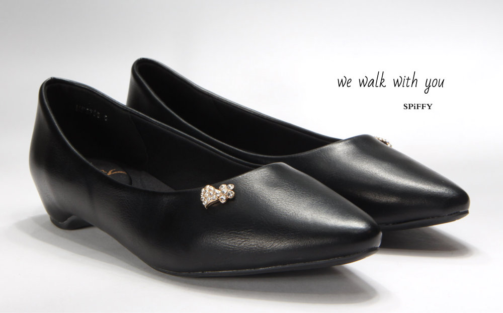 Fashion Modern Malaysia Sneakers Shoes 舒适平底鞋 Spiffy Brand MF3759010 Black Colour Shoe Ladies Lady Leather High Heels Wedges Shoes Online Shopping 11Street Lazada 09