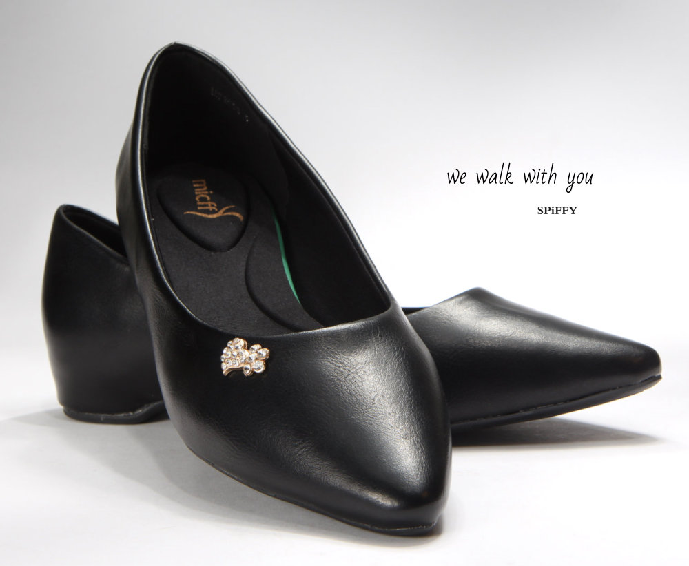 Fashion Modern Malaysia Sneakers Shoes 舒适平底鞋 Spiffy Brand MF3759010 Black Colour Shoe Ladies Lady Leather High Heels Wedges Shoes Online Shopping 11Street Lazada 10