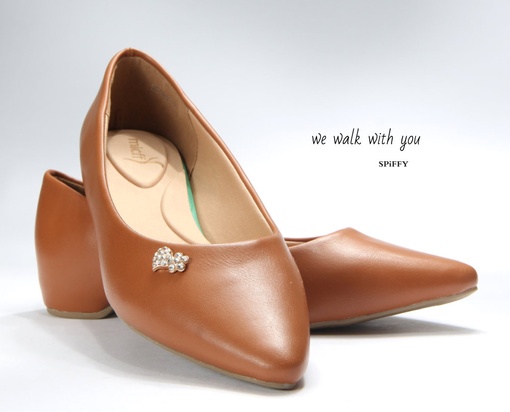 Fashion Modern Malaysia Sneakers Shoes 舒适平底鞋 Spiffy Brand MF3759015 Brown Colour Shoe Ladies Lady Leather High Heels Wedges Shoes Online Shopping 11Street Lazada 10