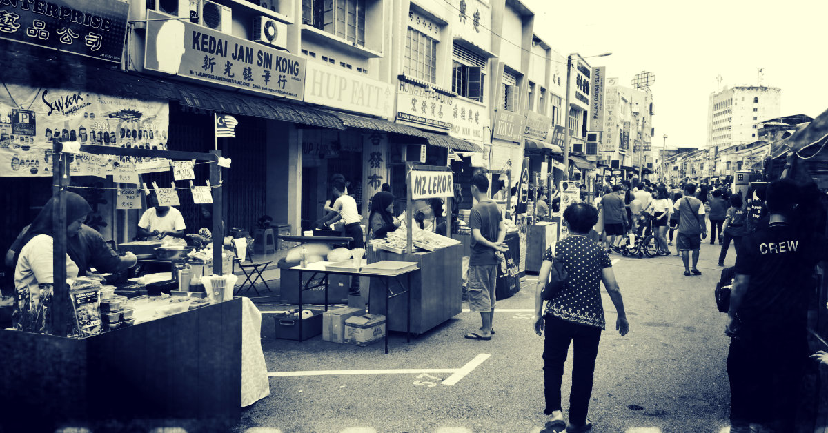 Batu Pahat Culture Street – Johor, Malaysia.