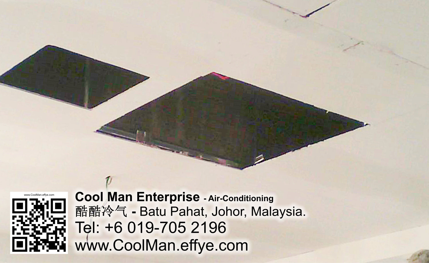 Malaysia Johor Batu Pahat AirCon Cool Man Enterprise Air Conditioning Refrigeration Installation Repair Cleaning 马来西亚 柔佛 峇株吧辖 冷气系统安装 买卖 维修 保养