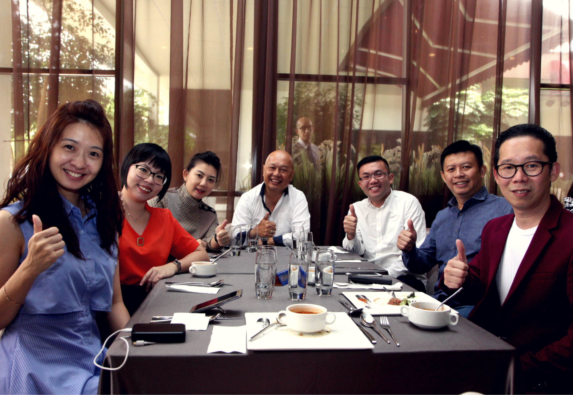 Malaysia Jahor Johor Bahru PIF 汇徳金融 新加坡金融团队 CEO私人午宴 Alfred Law Alfred Genesis Fork and Spoon Western Food Fine Dining B34
