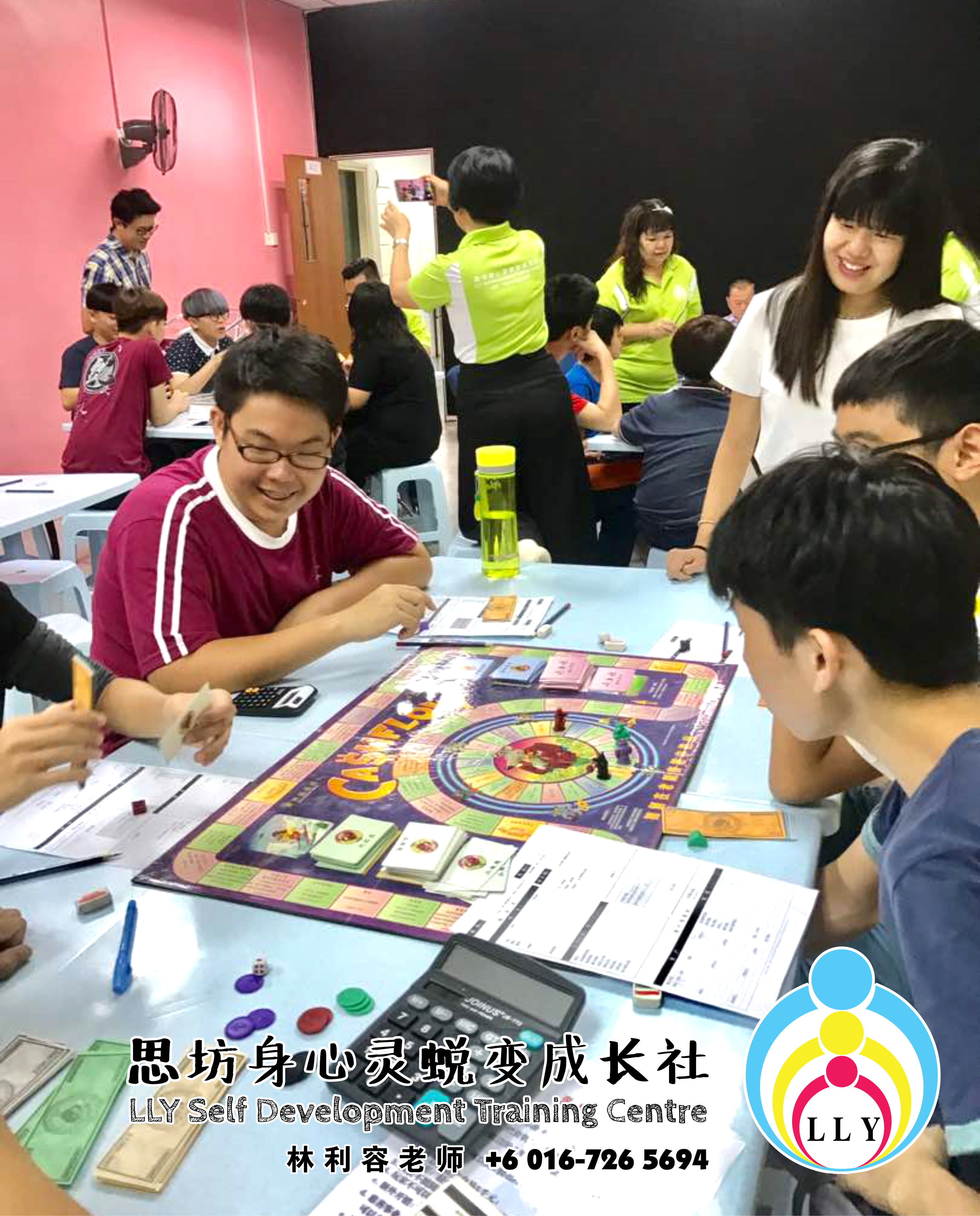 林利容 穷爸爸 富爸爸 现金流游戏 马来西亚 柔佛 新山 思坊身心灵蜕变成长社 Rich Dad Poor Dad Cash Flow Financial Game Malaysia Johor Bahru LLY Self Development Training Centre A04-18