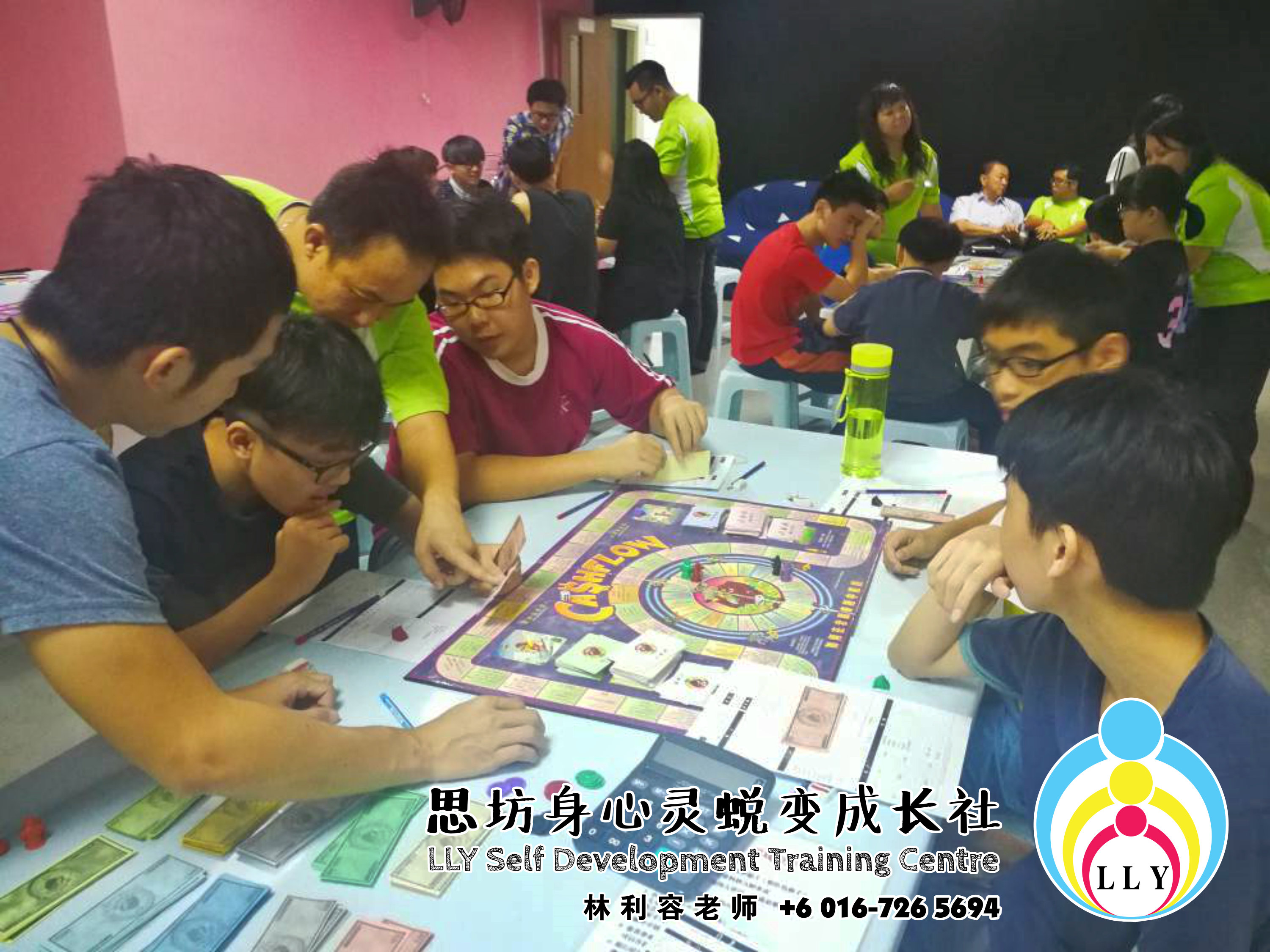 林利容 穷爸爸 富爸爸 现金流游戏 马来西亚 柔佛 新山 思坊身心灵蜕变成长社 Rich Dad Poor Dad Cash Flow Financial Game Malaysia Johor Bahru LLY Self Development Training Centre A04-09