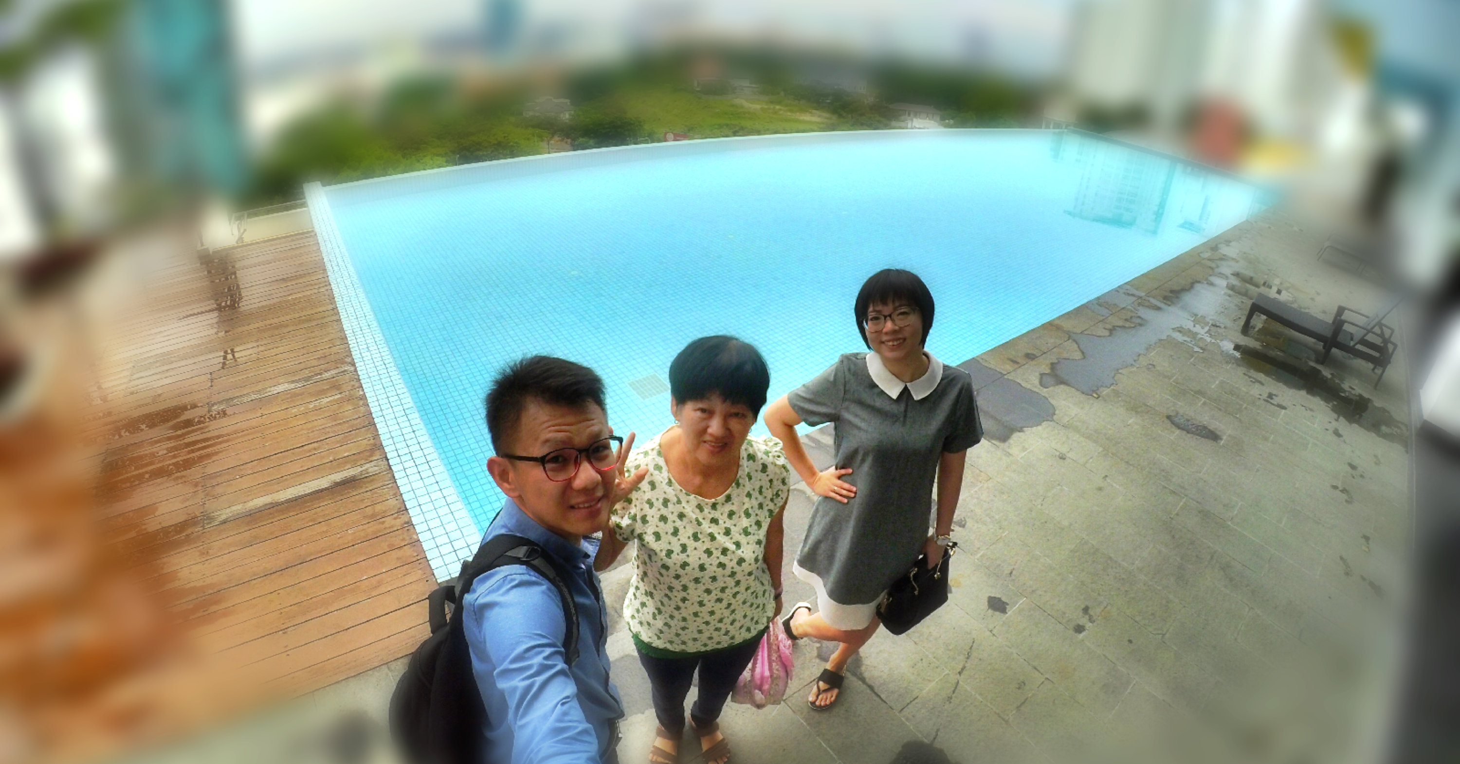 和妈妈到处走走