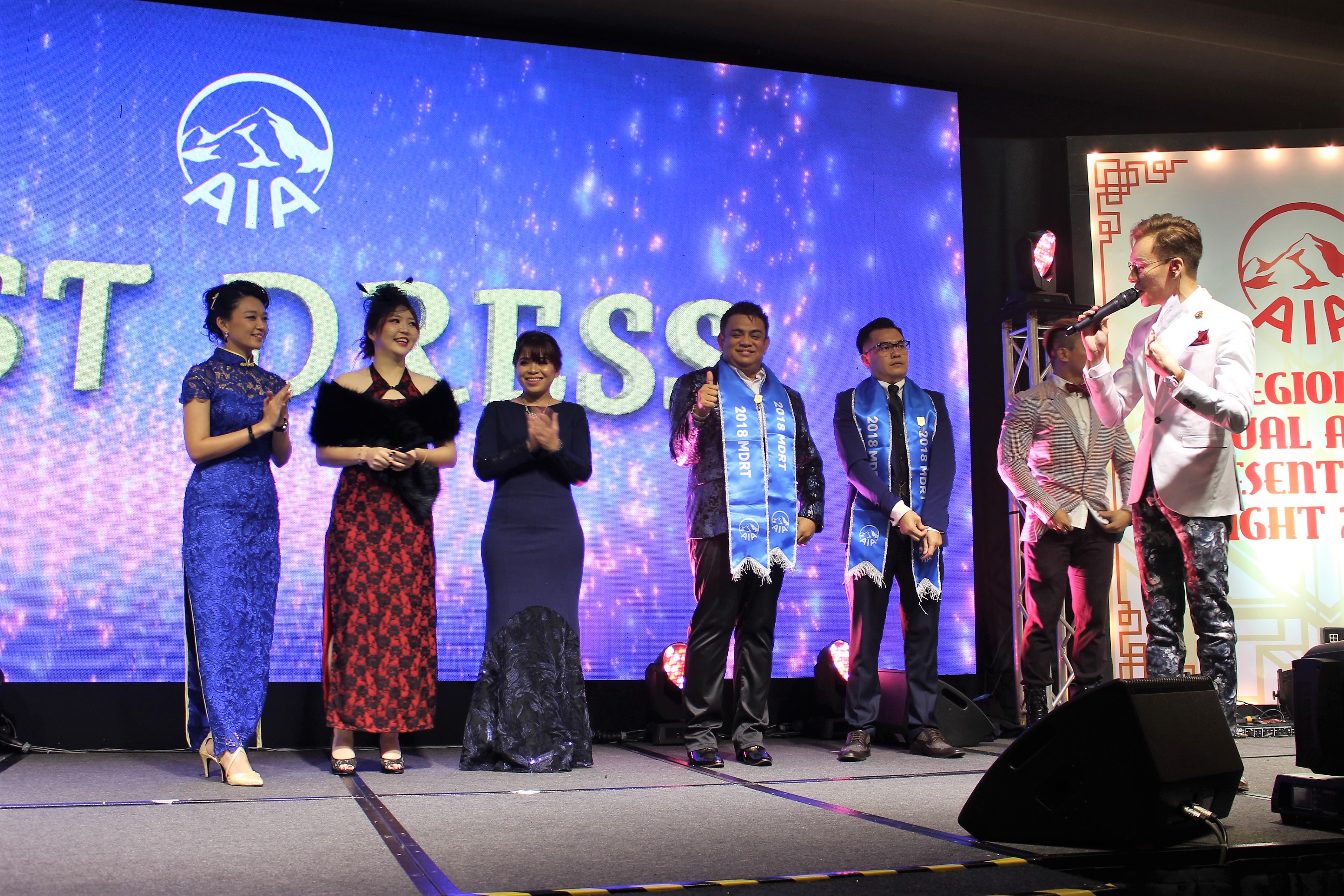 Agnes Leesy Wealth Advisor AIA Elegant Night BestDress