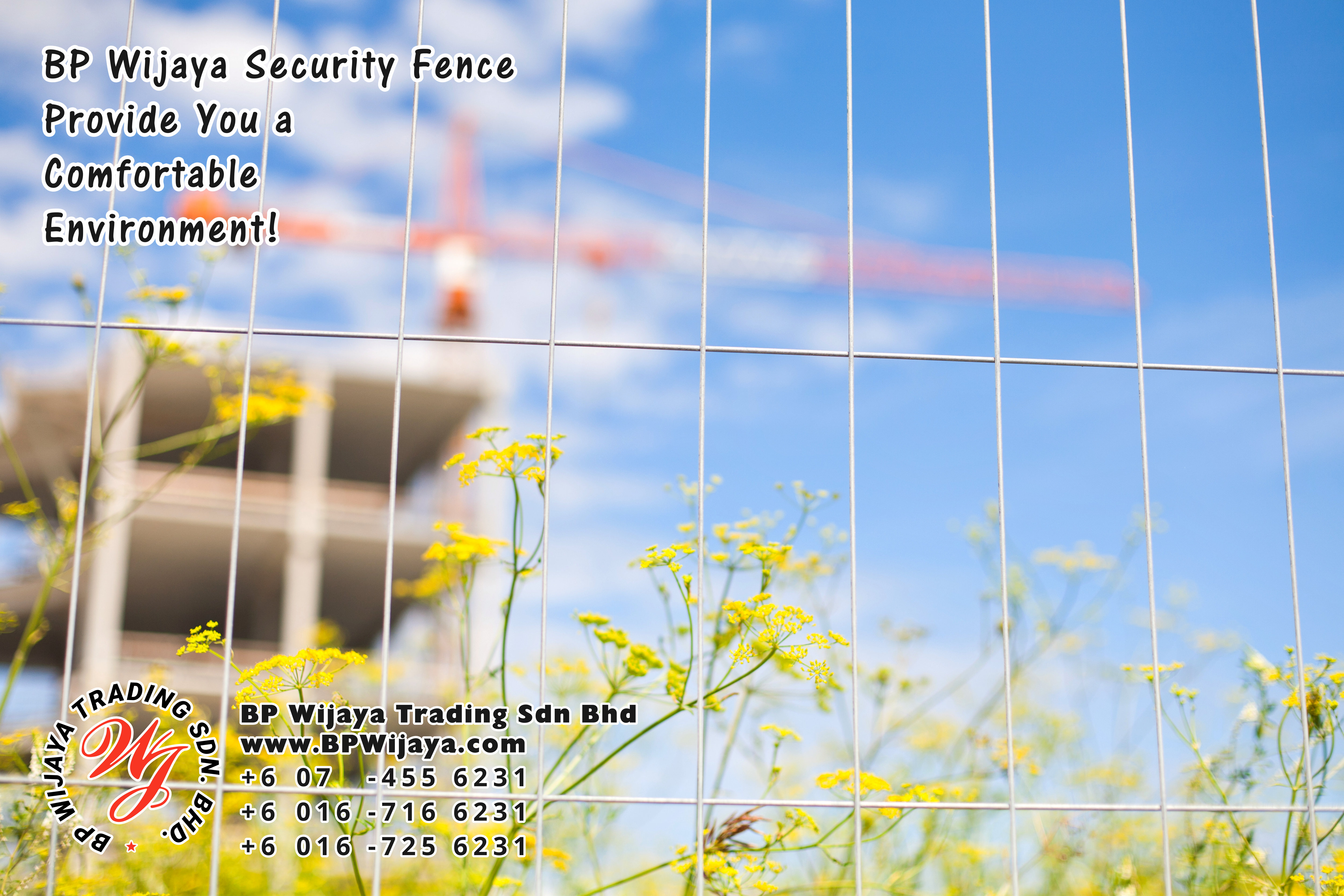 BP Wijaya Trading Sdn Bhd Malaysia Selangor Kuala Lumpur Manufacturer of Safety Fences Building Materials for Housing Construction Site Security Fencing Factory Security Home Security C01-48
