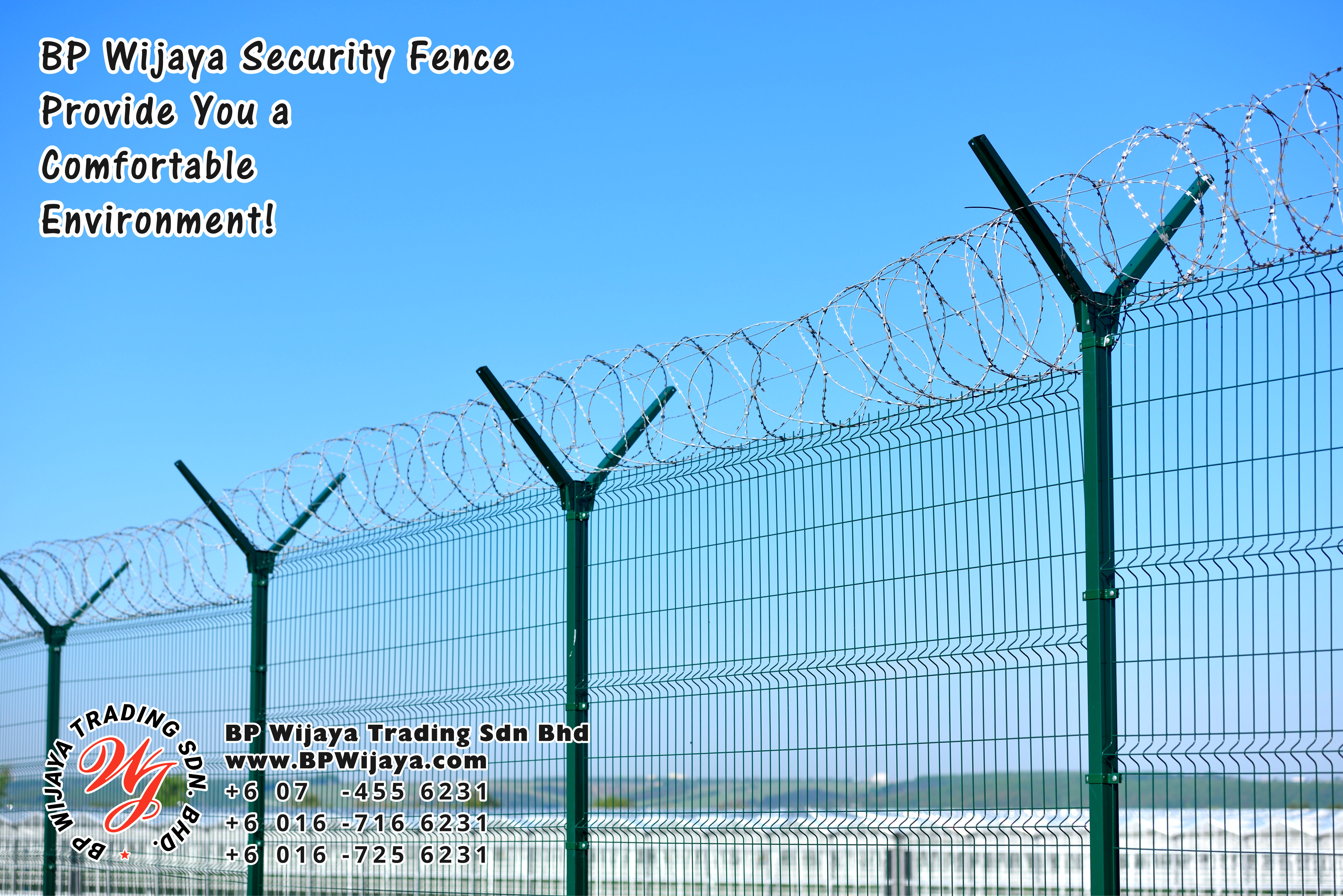 BP Wijaya Trading Sdn Bhd Malaysia Selangor Kuala Lumpur Manufacturer of Safety Fences Building Materials for Housing Construction Site Security Fencing Factory Security Home Security C01-51