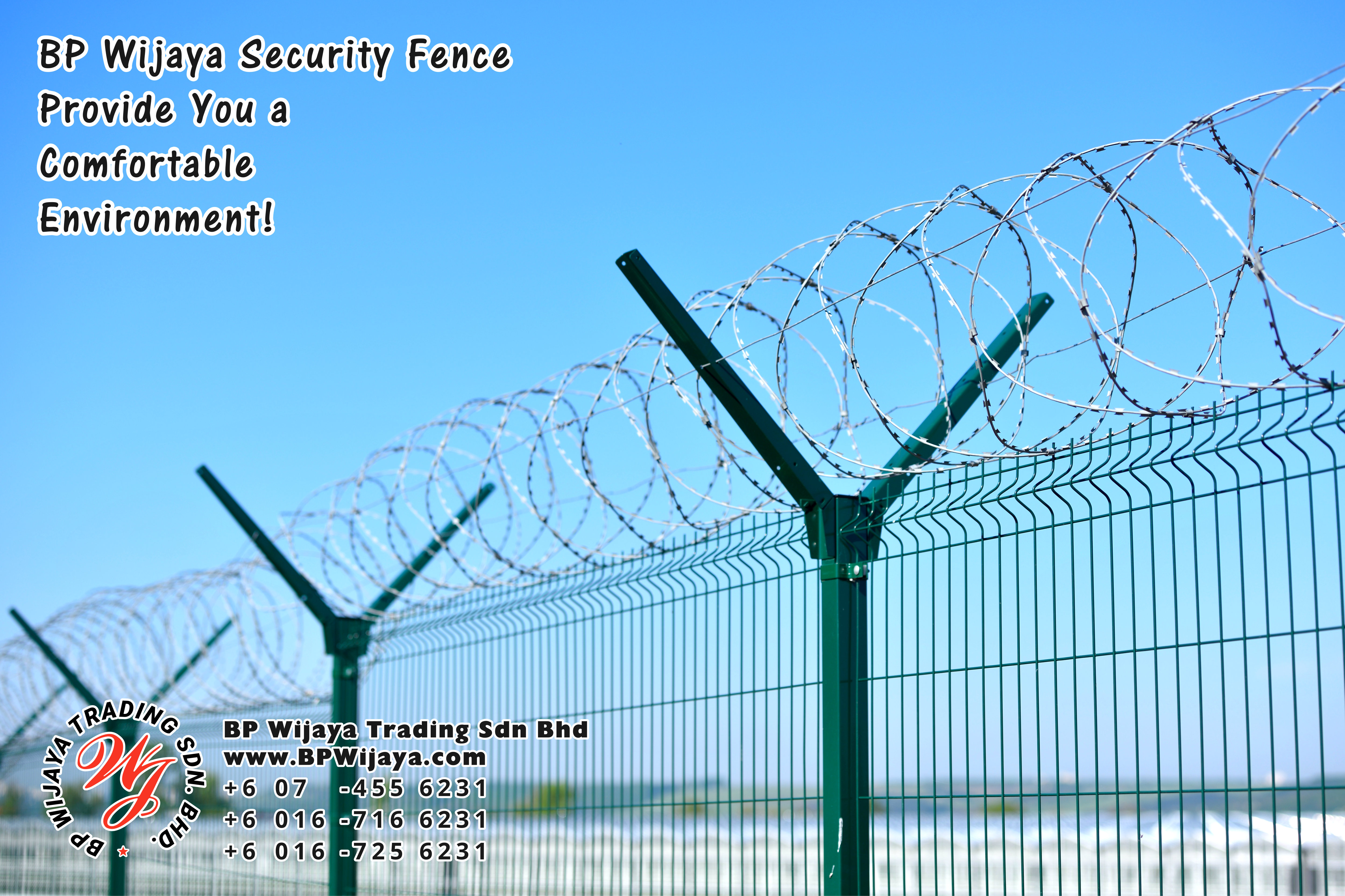 BP Wijaya Trading Sdn Bhd Malaysia Selangor Kuala Lumpur Manufacturer of Safety Fences Building Materials for Housing Construction Site Security Fencing Factory Security Home Security C01-53