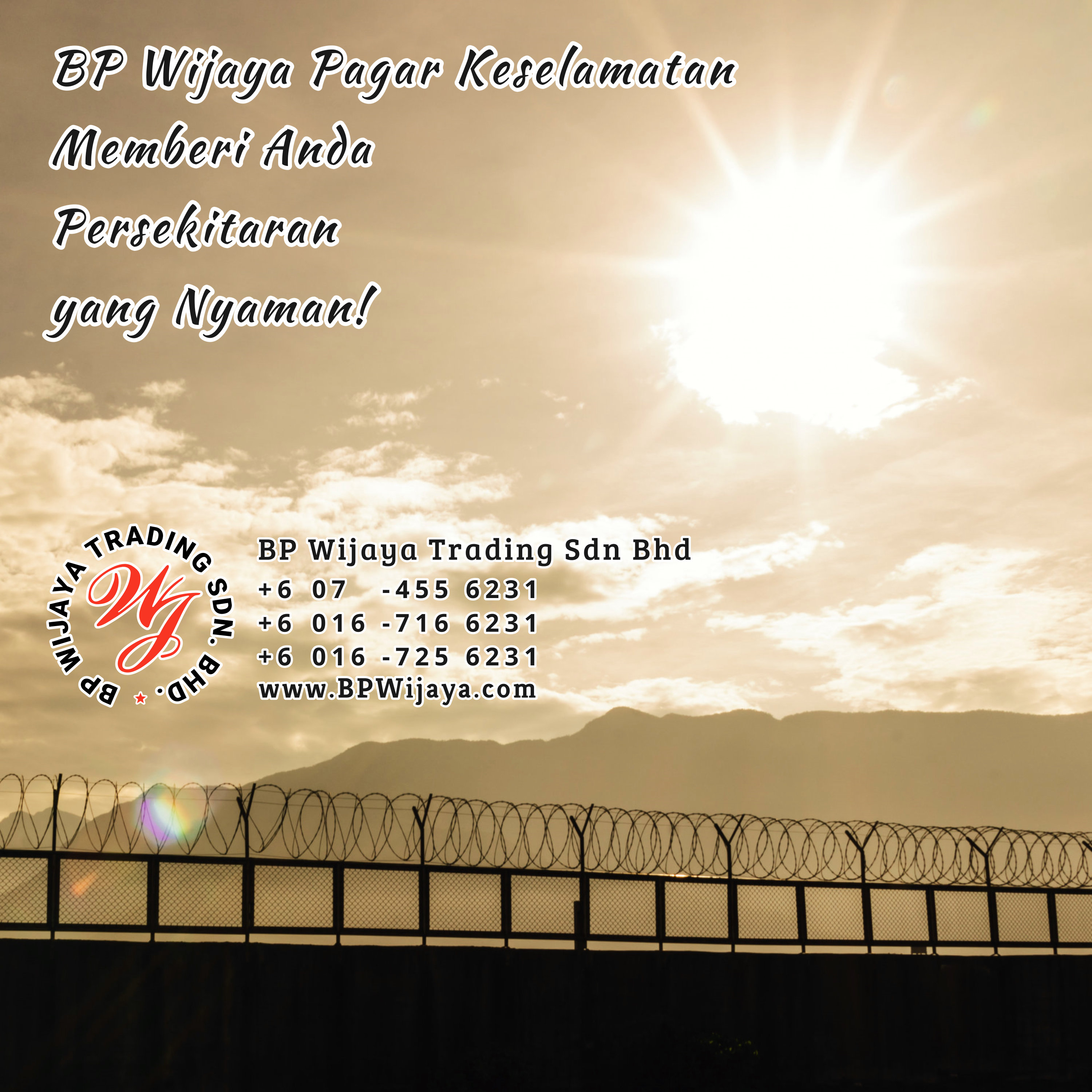 BP Wijaya Trading Sdn Bhd Malaysia Selangor Kuala Lumpur Pengeluar Pagar Keselamatan Pagar Taman Bangunan dan Kilang dan Rumah untuk Bandar Pemborong Pagar A01-13