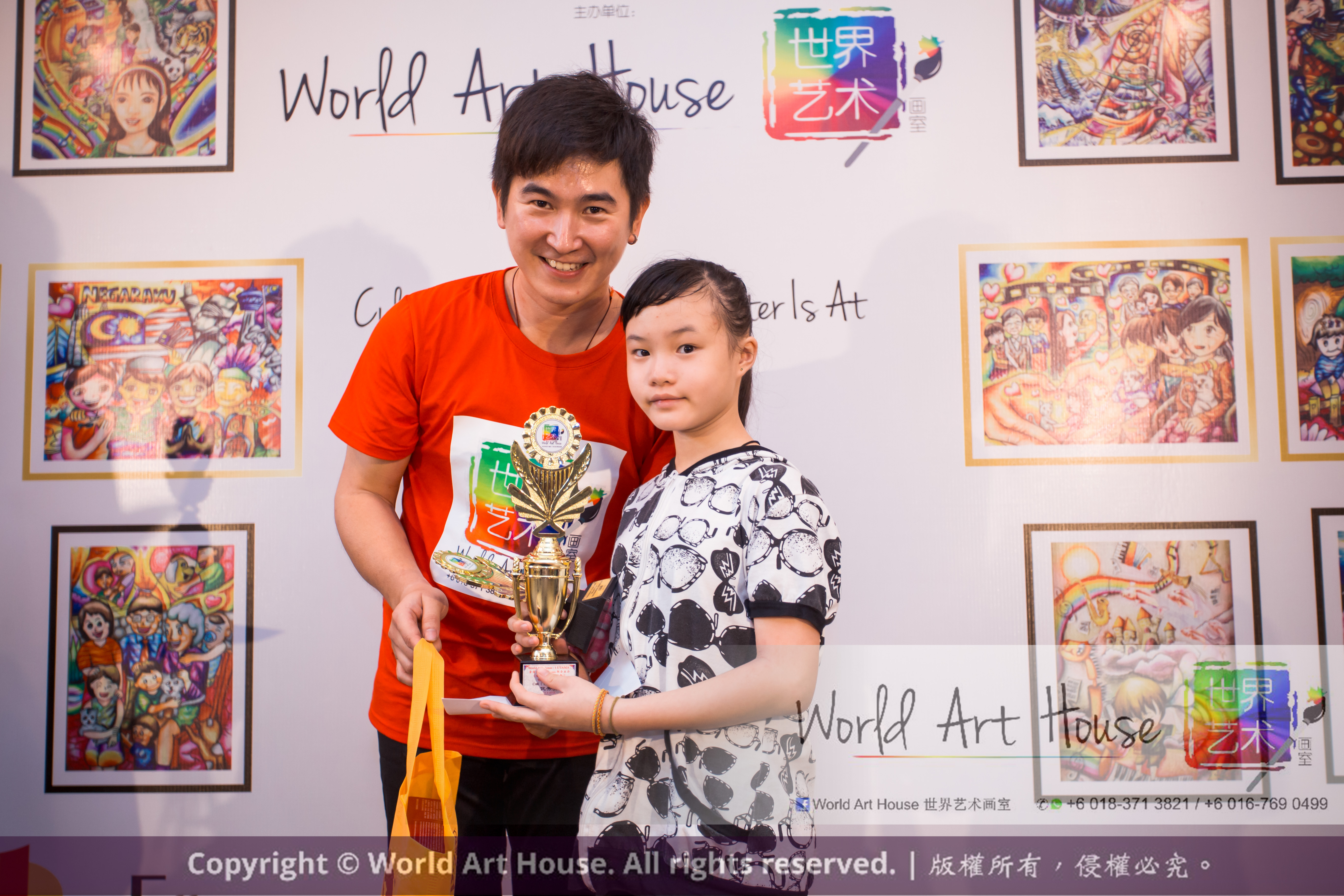 马来西亚 哥打白沙罗 八打灵再也 吉隆坡 雪兰莪 金犬报喜迎旺年 创意填色比赛 World Art House 世界艺术画室 及 1 Utama Shopping Centre 金爺爺 JinYeYe Effye Media