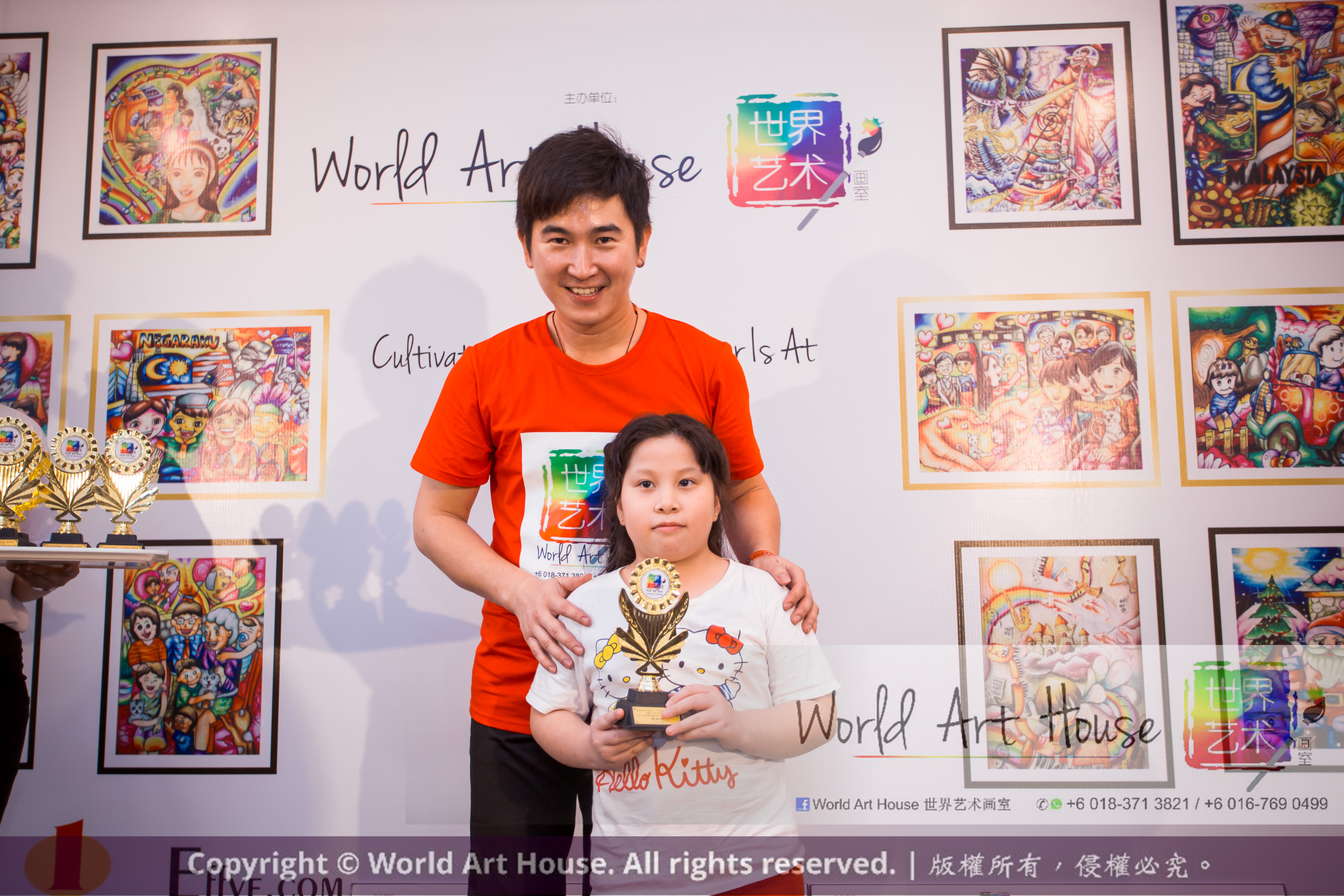 马来西亚 哥打白沙罗 八打灵再也 吉隆坡 雪兰莪 金犬报喜迎旺年 创意填色比赛 World Art House 世界艺术画室 及 1 Utama Shopping Centre 金爺爺 JinYeYe Effye Media