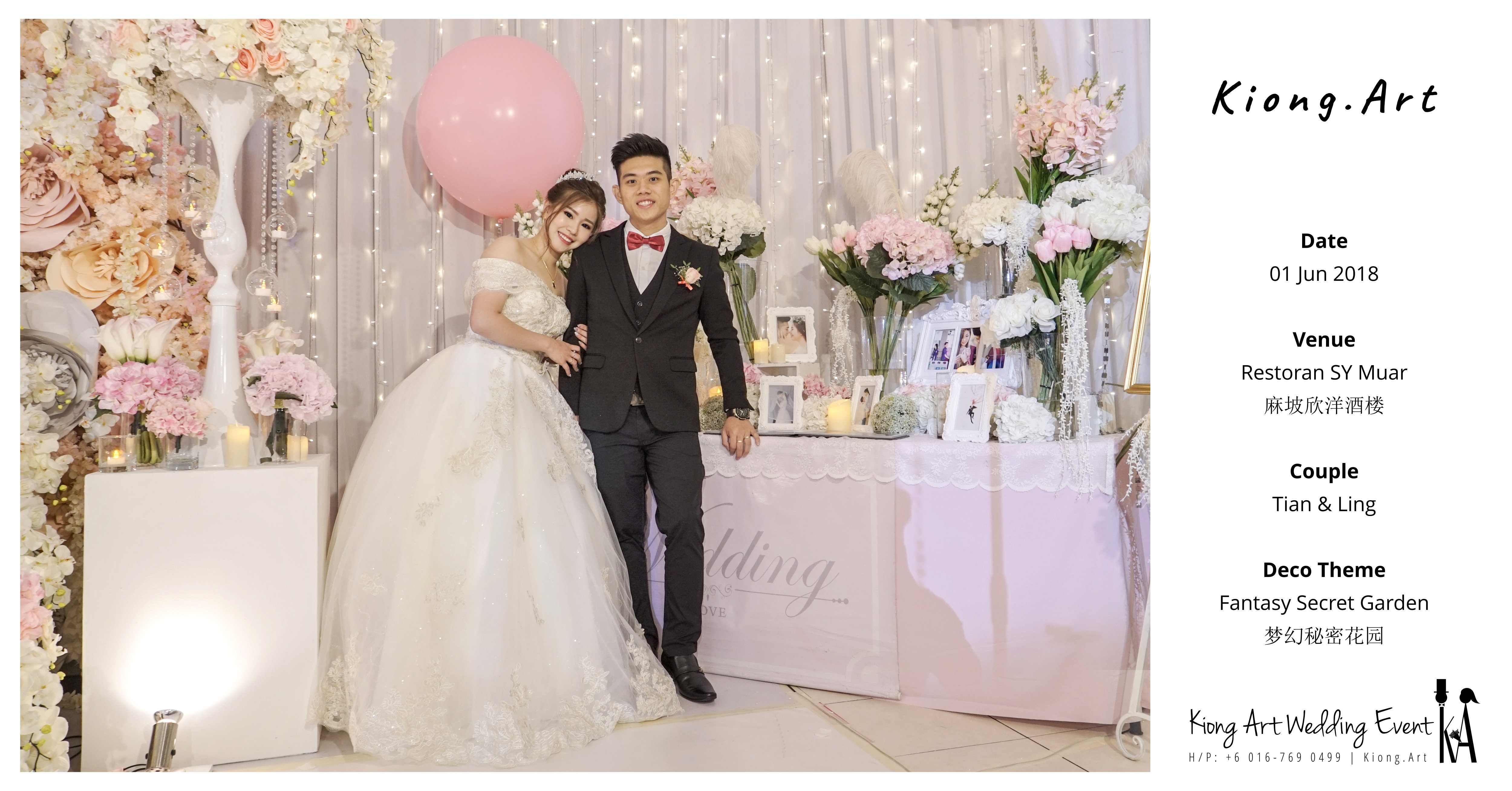 Kiong Art Wedding Event Kuala Lumpur Malaysia Event and Wedding Decoration Company One-stop Wedding Planning Services Wedding Theme Fantasy Secret Garden Restoran SY Muar A03-52