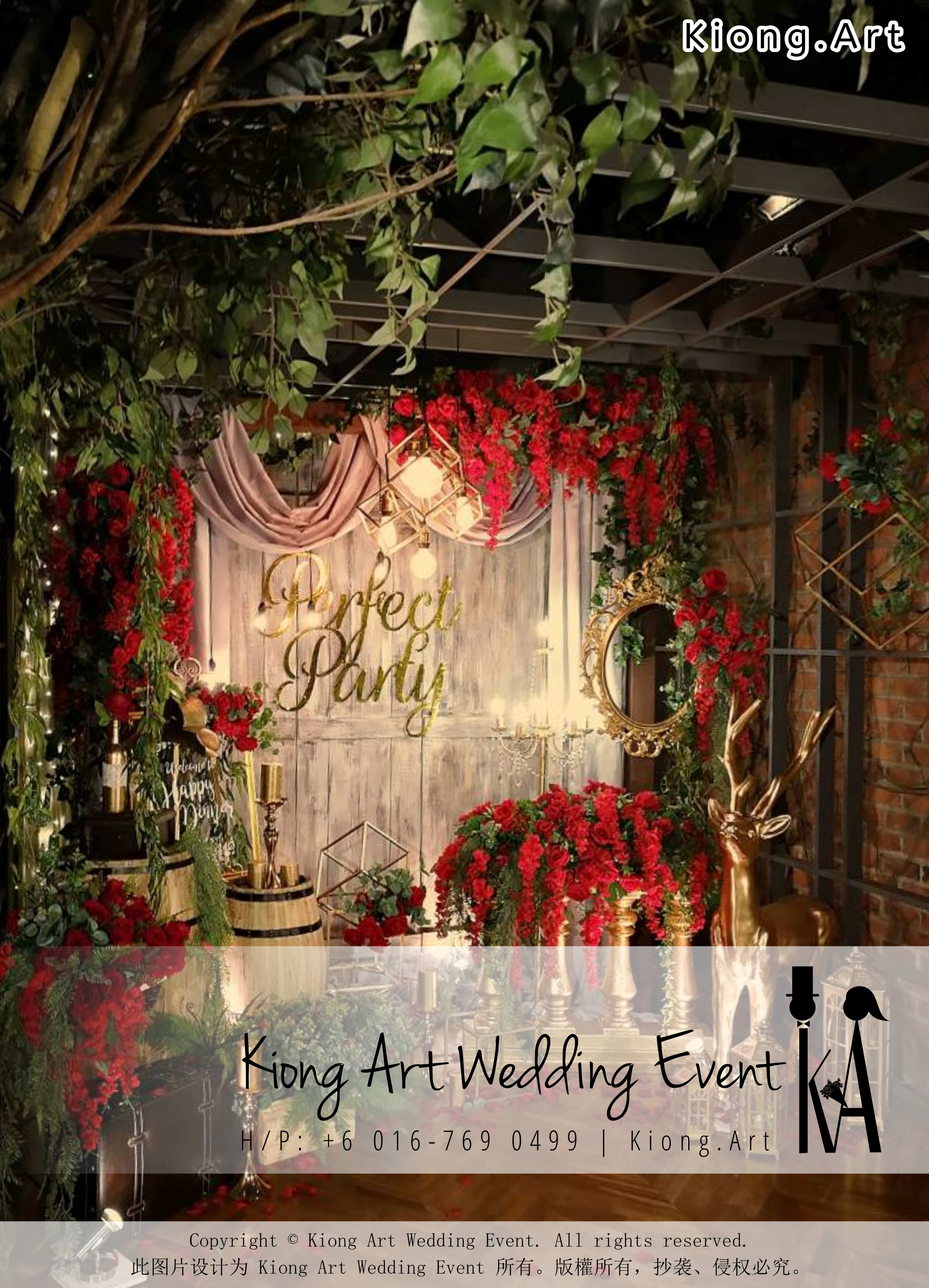 Kiong Art Wedding Event Kuala Lumpur Malaysia Event and Wedding Decoration Company One-stop Wedding Planning Services Wedding Theme Live Band Wedding Photography Videography A01-01