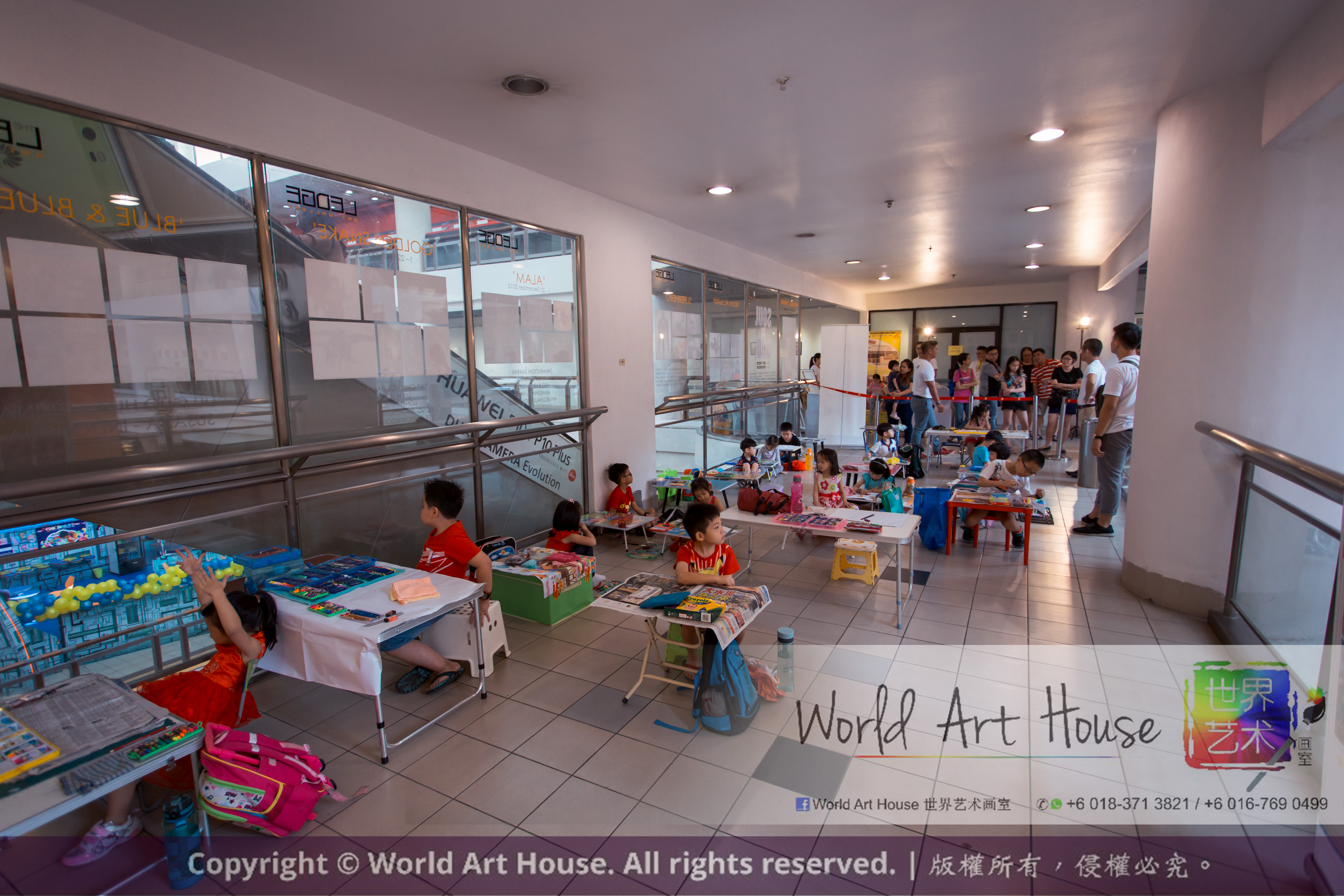 Malaysia Kota Damansara Petaling Jaya Kuala Lumpur Selangor Chinese New Year Charity Coloring Contest World Art House 世界艺术画室 and 1 Utama Shopping JinYeYe Effye Media A002
