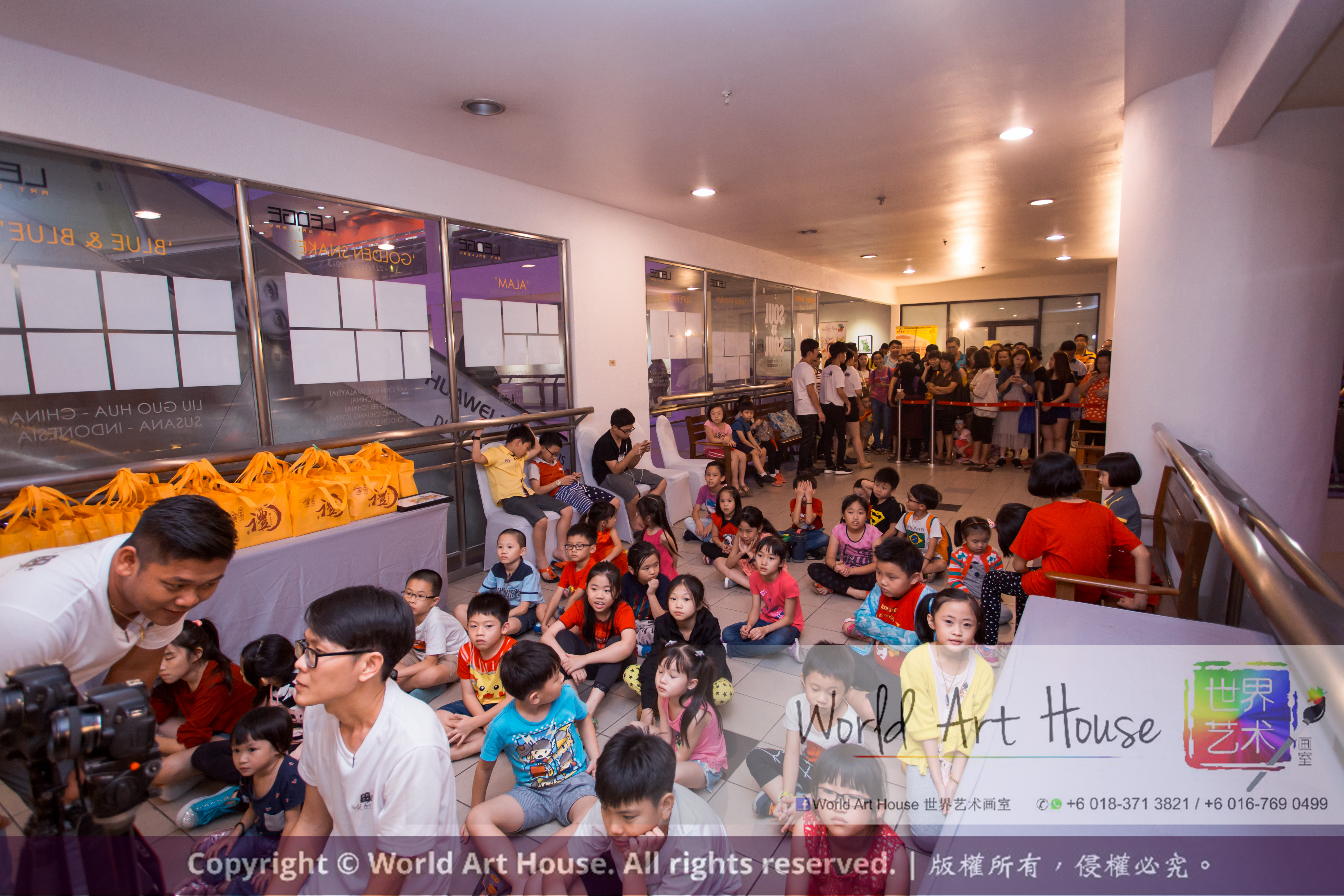 Malaysia Kota Damansara Petaling Jaya Kuala Lumpur Selangor Chinese New Year Charity Coloring Contest World Art House 世界艺术画室 and 1 Utama Shopping JinYeYe Effye Media B017