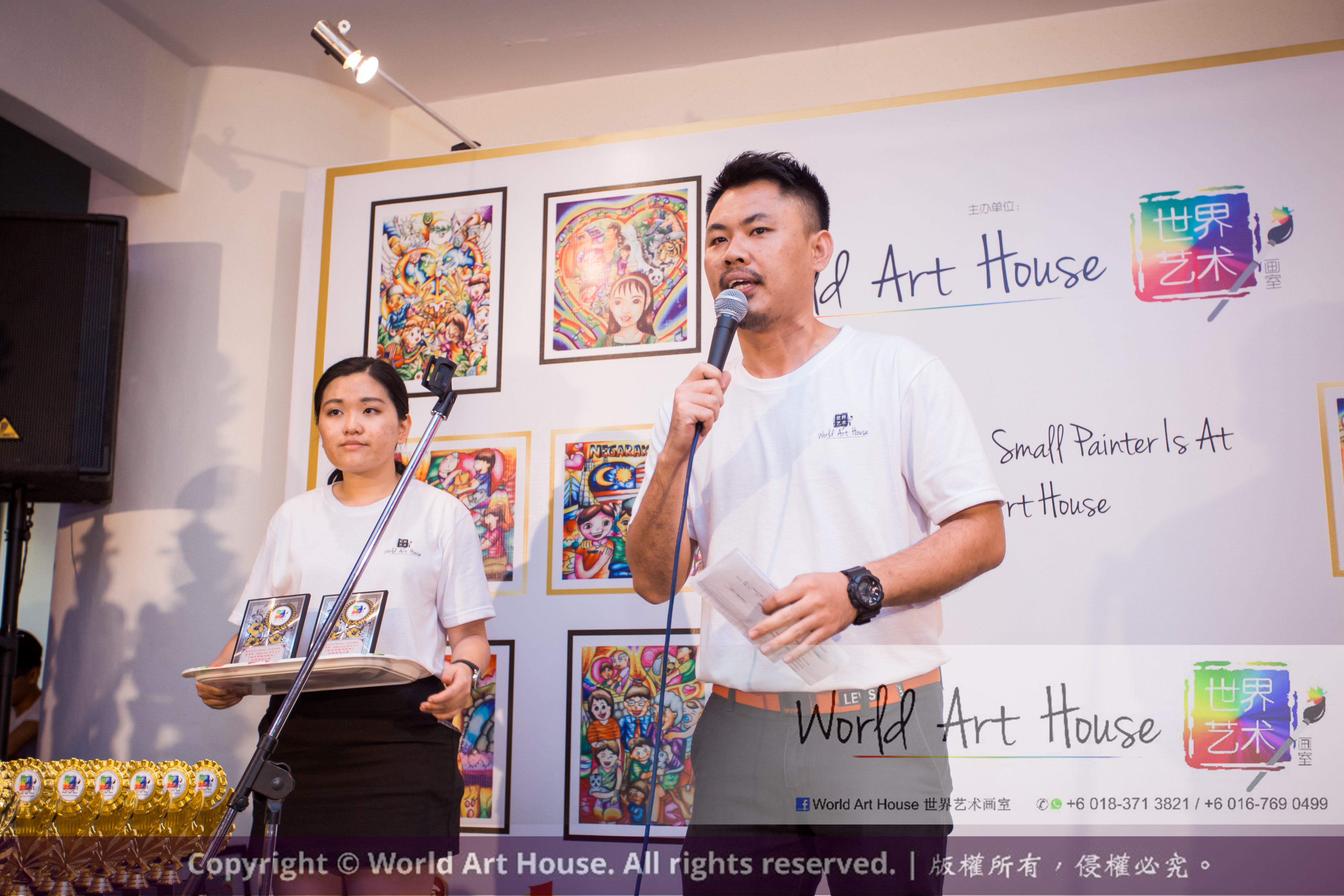Malaysia Kota Damansara Petaling Jaya Kuala Lumpur Selangor Chinese New Year Charity Coloring Contest World Art House 世界艺术画室 and 1 Utama Shopping JinYeYe Effye Media B020