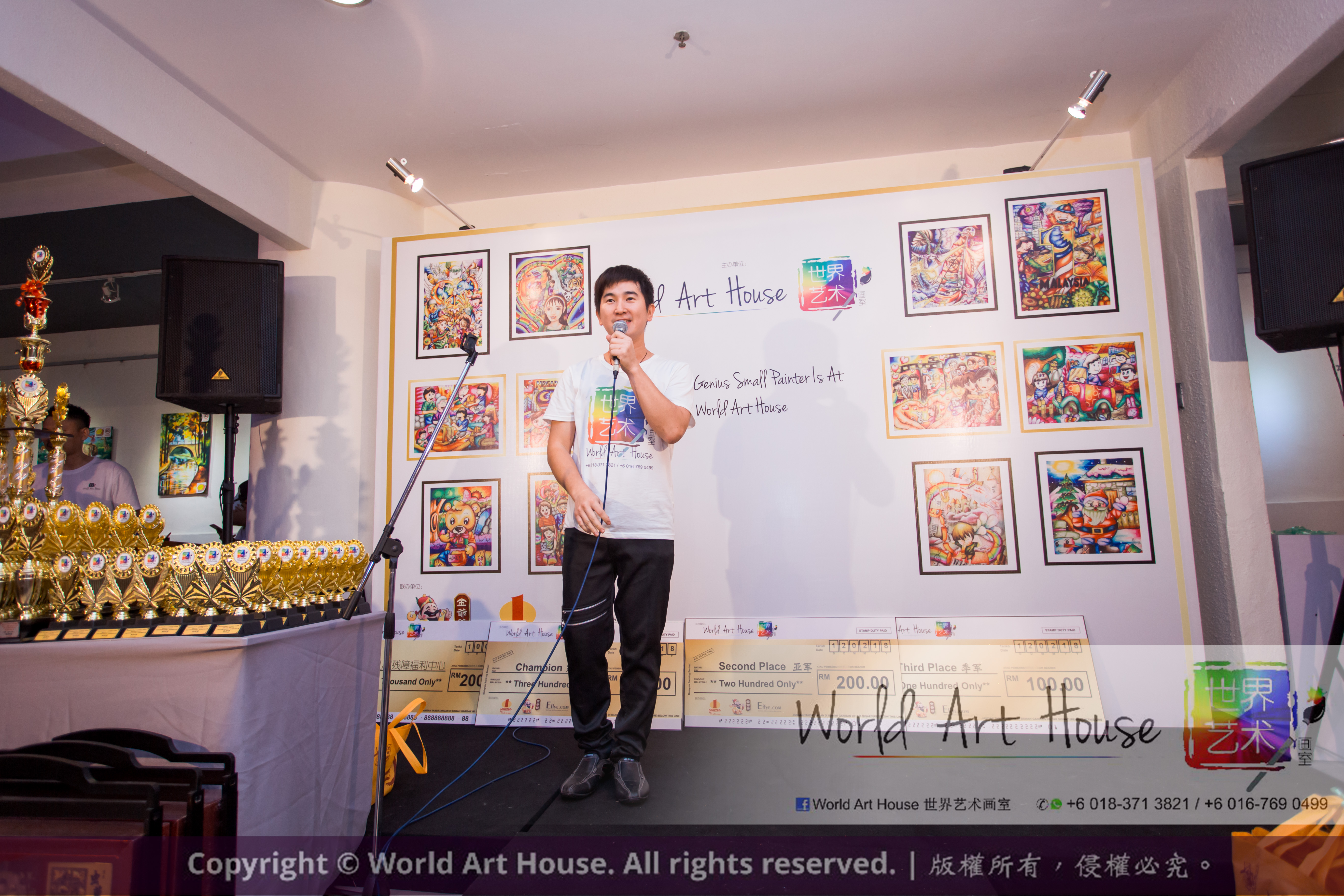 Malaysia Kota Damansara Petaling Jaya Kuala Lumpur Selangor Chinese New Year Charity Coloring Contest World Art House 世界艺术画室 and 1 Utama Shopping JinYeYe Effye Media B024