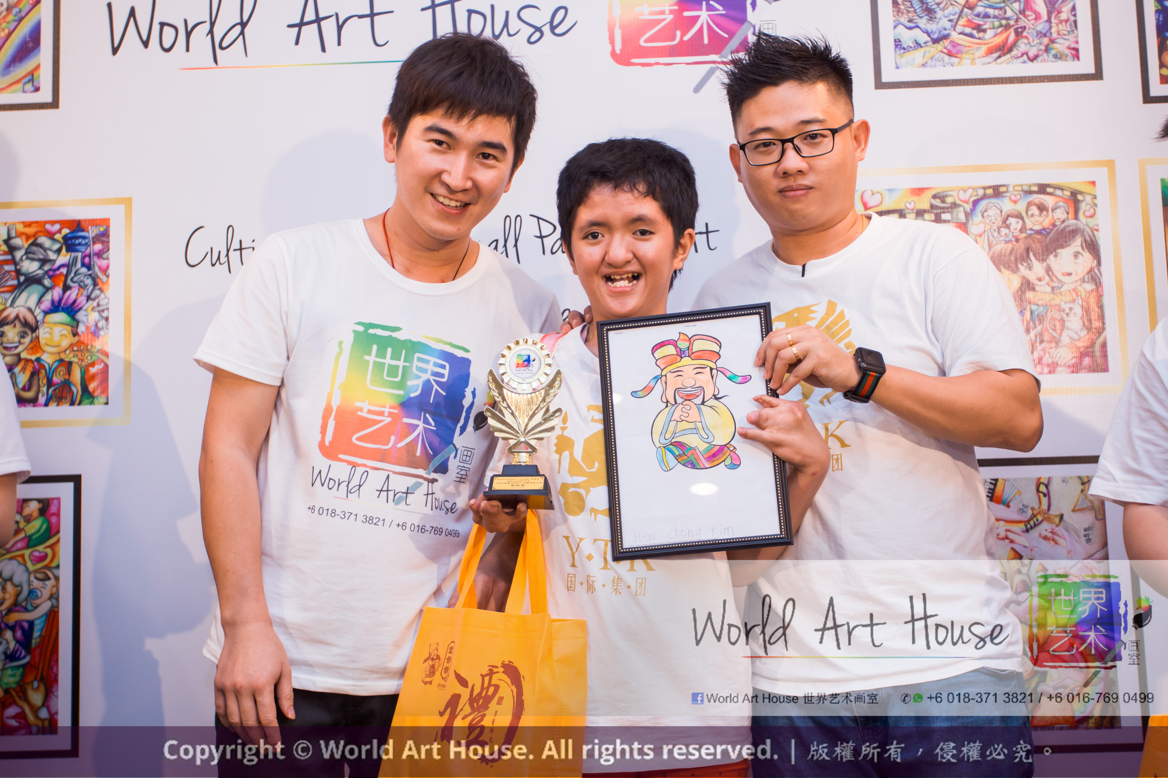 Malaysia Kota Damansara Petaling Jaya Kuala Lumpur Selangor Chinese New Year Charity Coloring Contest World Art House 世界艺术画室 and 1 Utama Shopping JinYeYe Effye Media B032