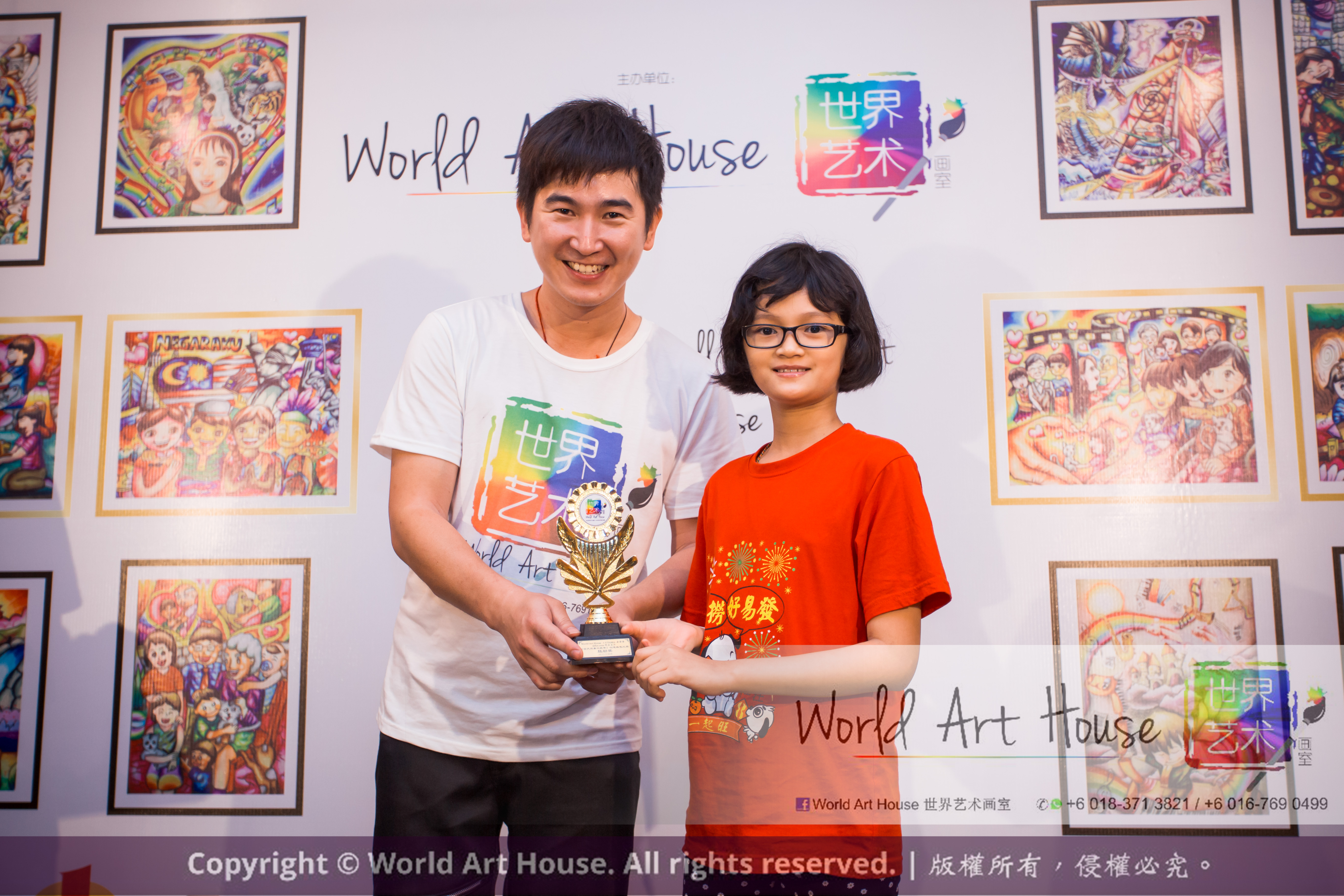 Malaysia Kota Damansara Petaling Jaya Kuala Lumpur Selangor Chinese New Year Charity Coloring Contest World Art House 世界艺术画室 and 1 Utama Shopping JinYeYe Effye Media B038