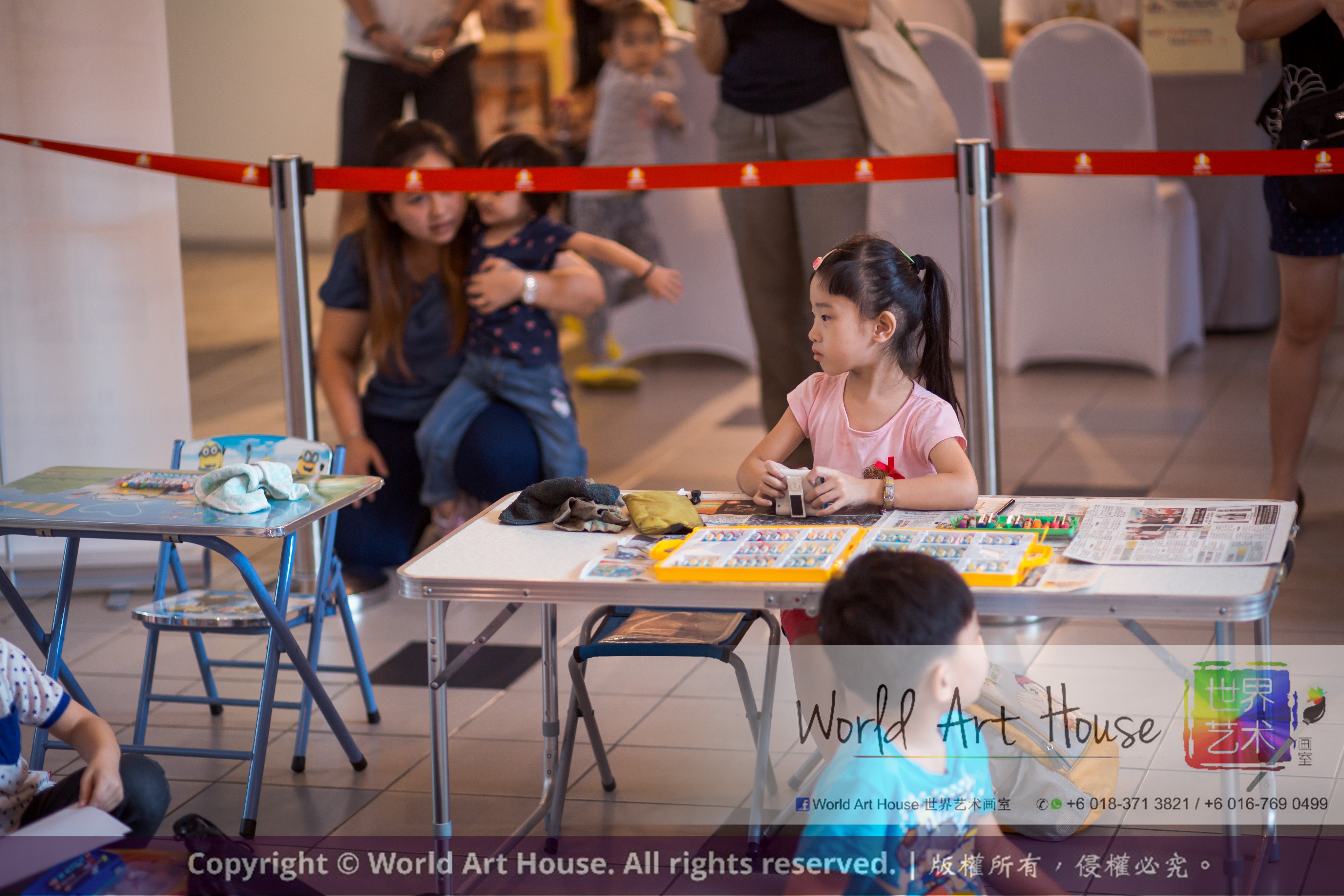 Malaysia Kota Damansara Petaling Jaya Kuala Lumpur Selangor Chinese New Year Charity Coloring Contest World Art House 世界艺术画室 and 1 Utama Shopping JinYeYe Effye Media A015