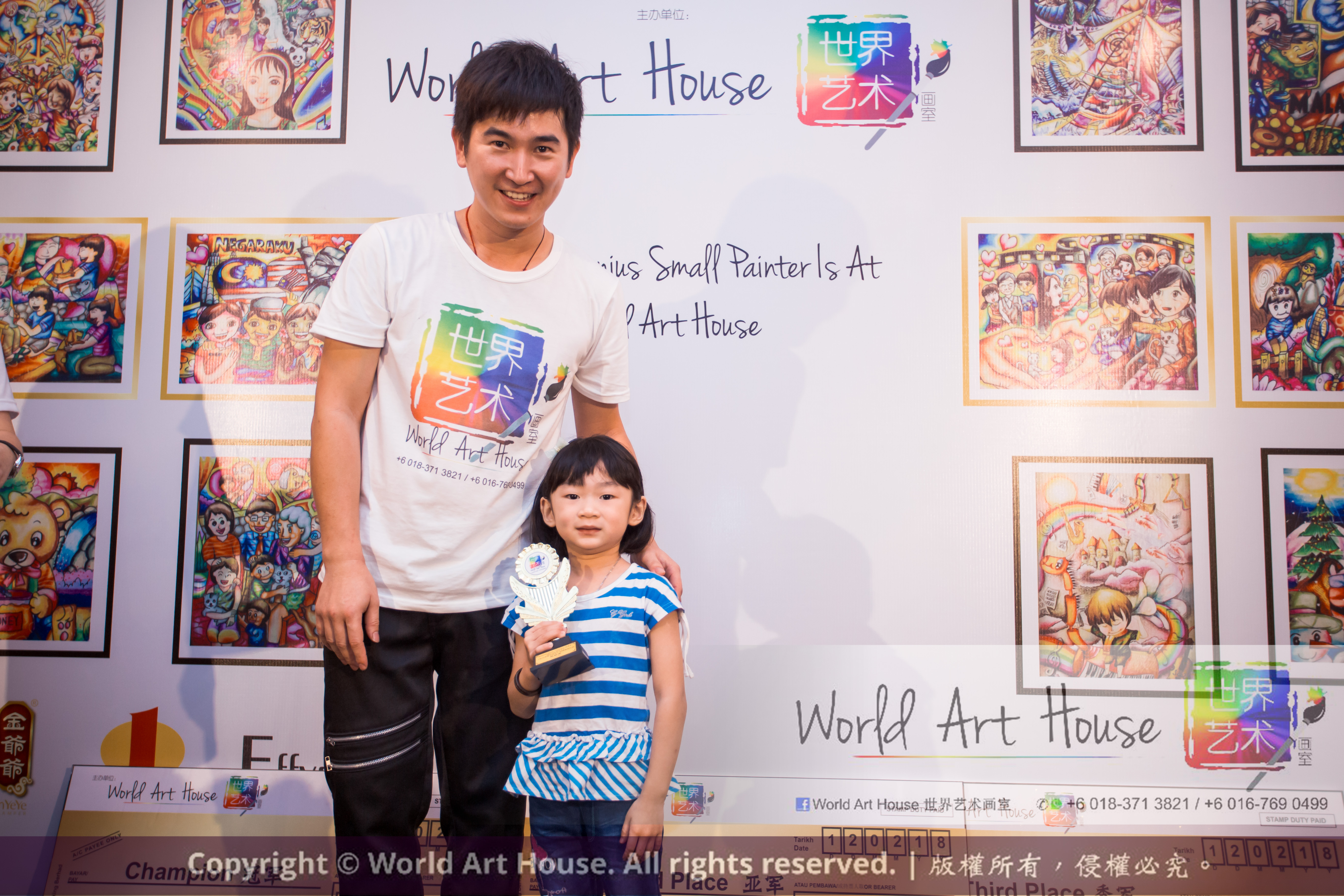 Malaysia Kota Damansara Petaling Jaya Kuala Lumpur Selangor Chinese New Year Charity Coloring Contest World Art House 世界艺术画室 and 1 Utama Shopping JinYeYe Effye Media B041