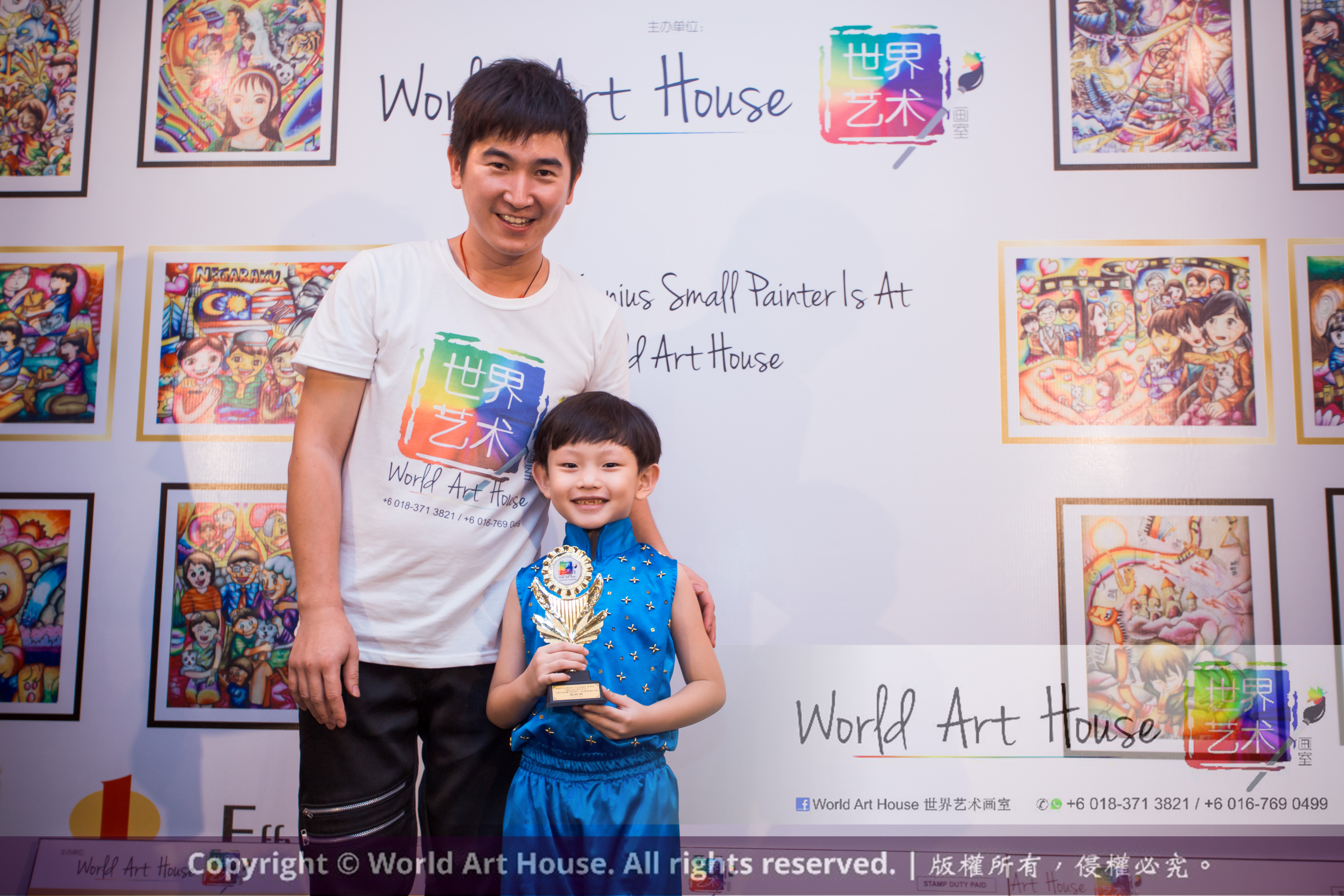 Malaysia Kota Damansara Petaling Jaya Kuala Lumpur Selangor Chinese New Year Charity Coloring Contest World Art House 世界艺术画室 and 1 Utama Shopping JinYeYe Effye Media B042