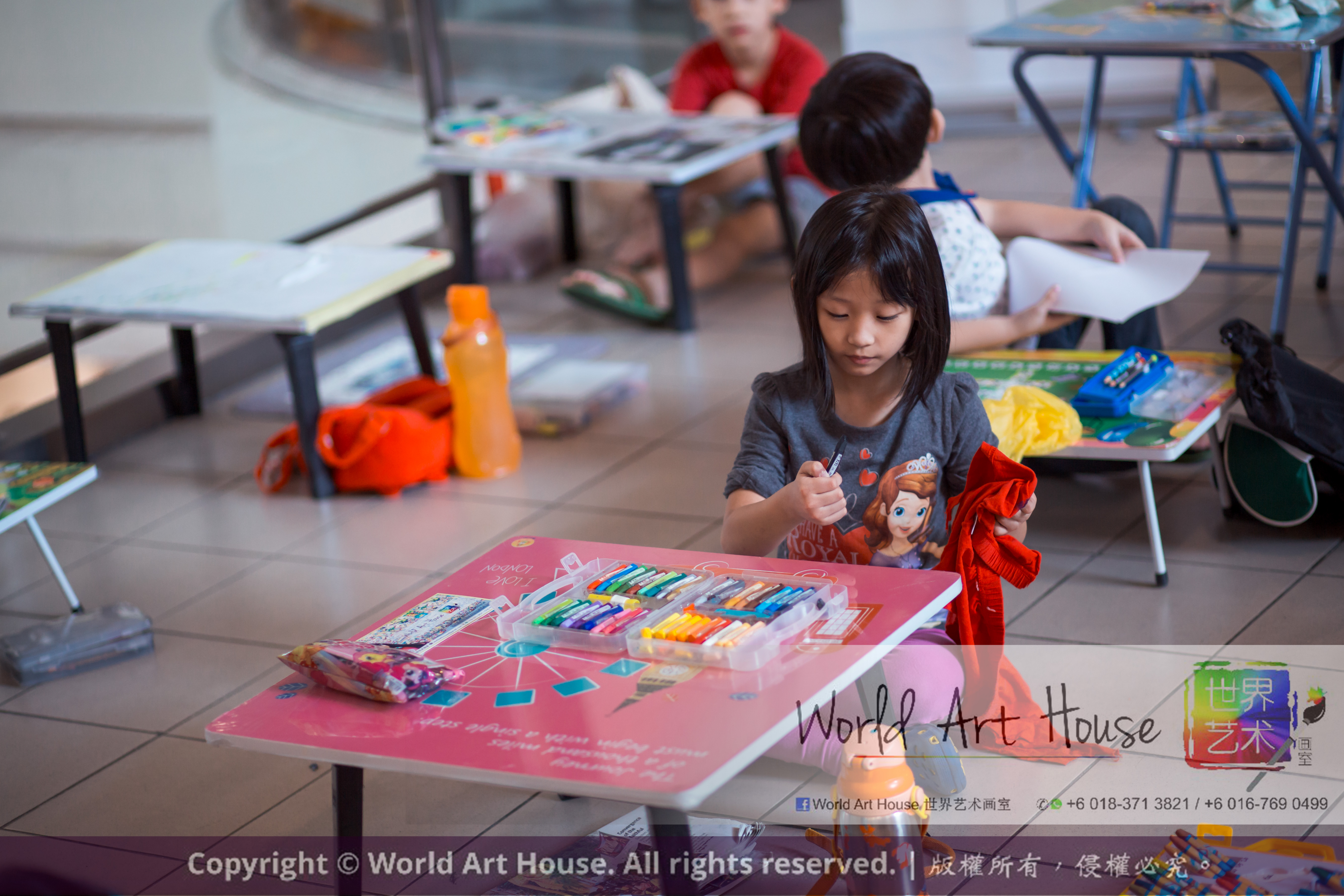 Malaysia Kota Damansara Petaling Jaya Kuala Lumpur Selangor Chinese New Year Charity Coloring Contest World Art House 世界艺术画室 and 1 Utama Shopping JinYeYe Effye Media A016