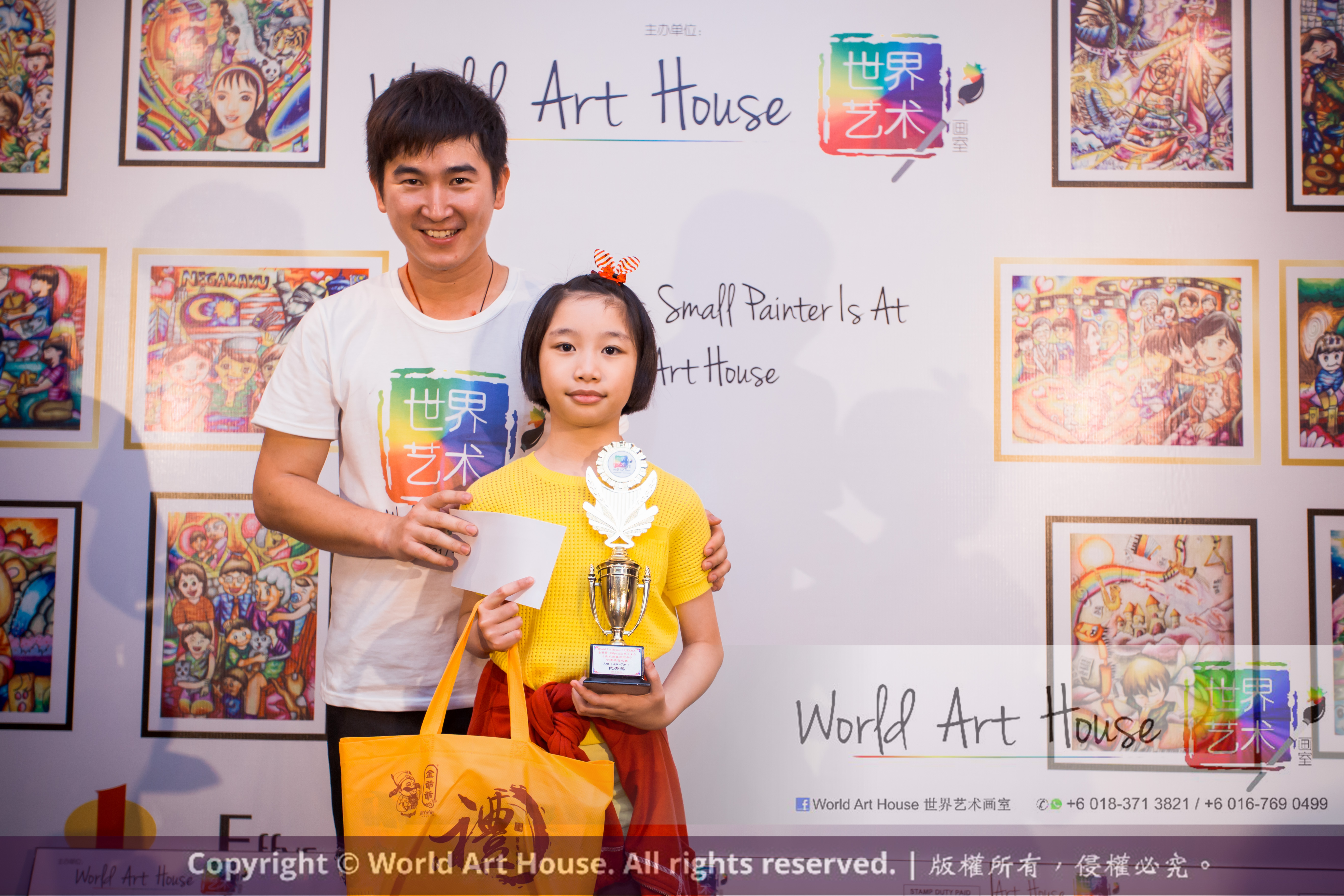 Malaysia Kota Damansara Petaling Jaya Kuala Lumpur Selangor Chinese New Year Charity Coloring Contest World Art House 世界艺术画室 and 1 Utama Shopping JinYeYe Effye Media B054