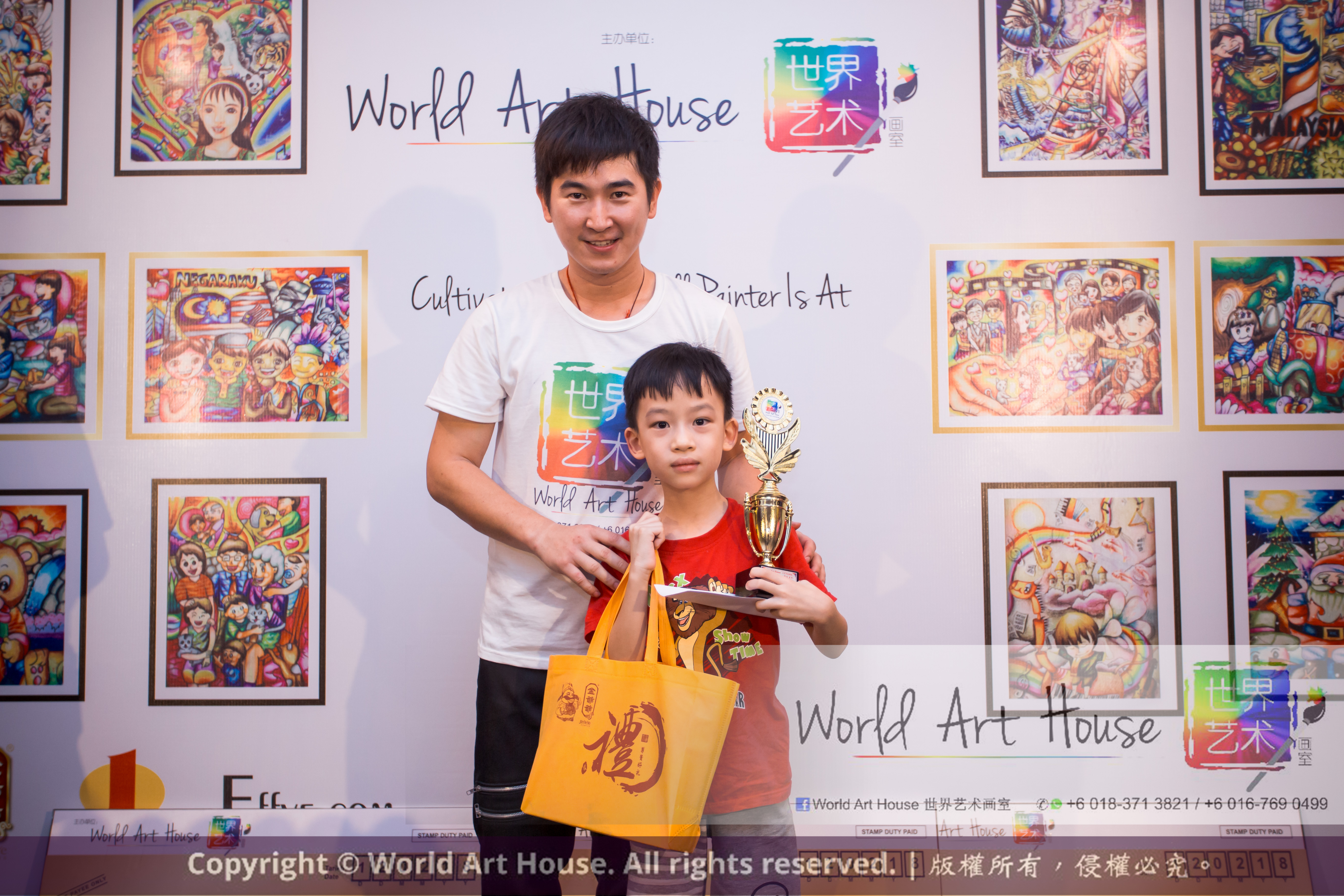 Malaysia Kota Damansara Petaling Jaya Kuala Lumpur Selangor Chinese New Year Charity Coloring Contest World Art House 世界艺术画室 and 1 Utama Shopping JinYeYe Effye Media B059