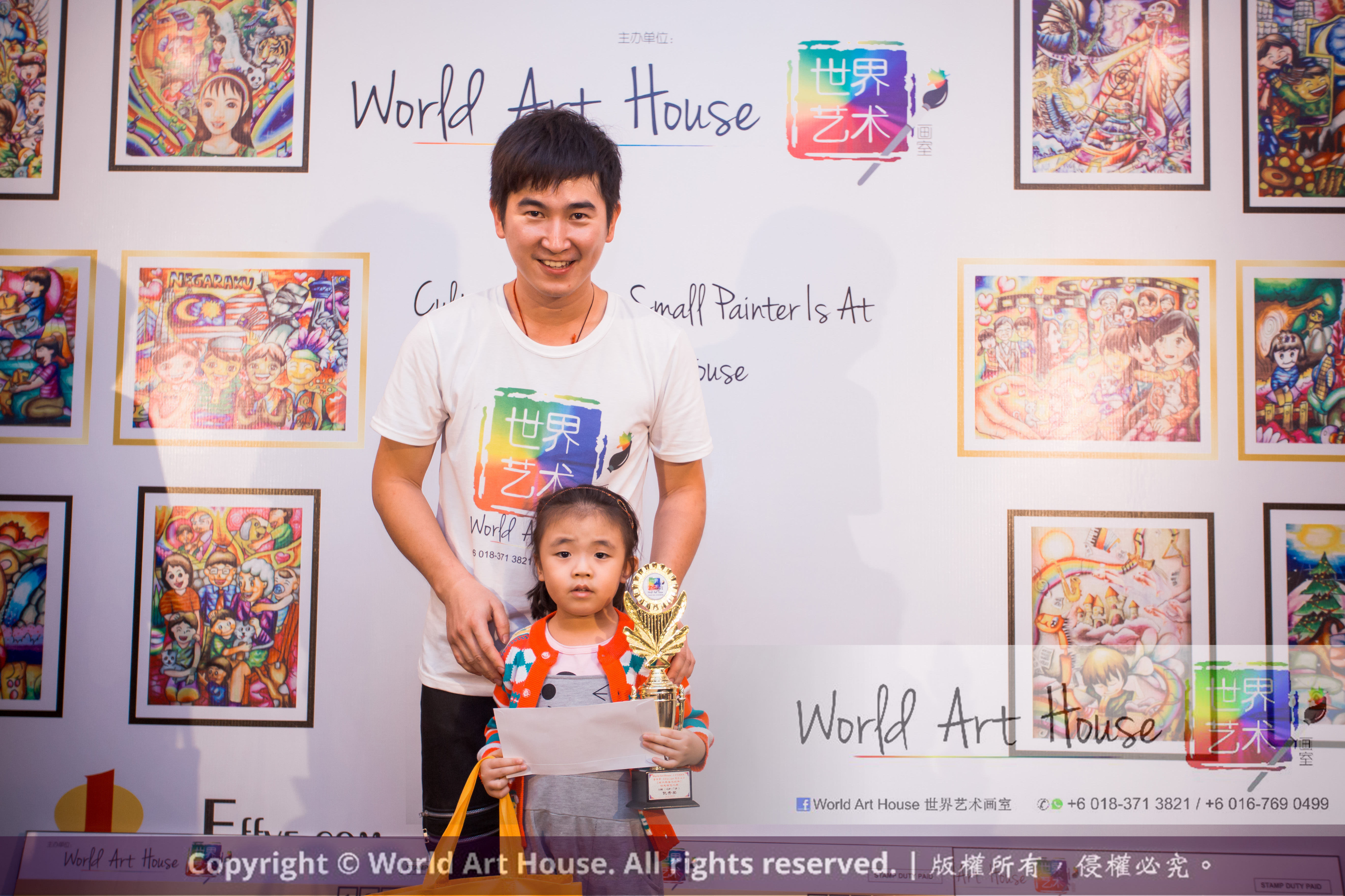 Malaysia Kota Damansara Petaling Jaya Kuala Lumpur Selangor Chinese New Year Charity Coloring Contest World Art House 世界艺术画室 and 1 Utama Shopping JinYeYe Effye Media B061