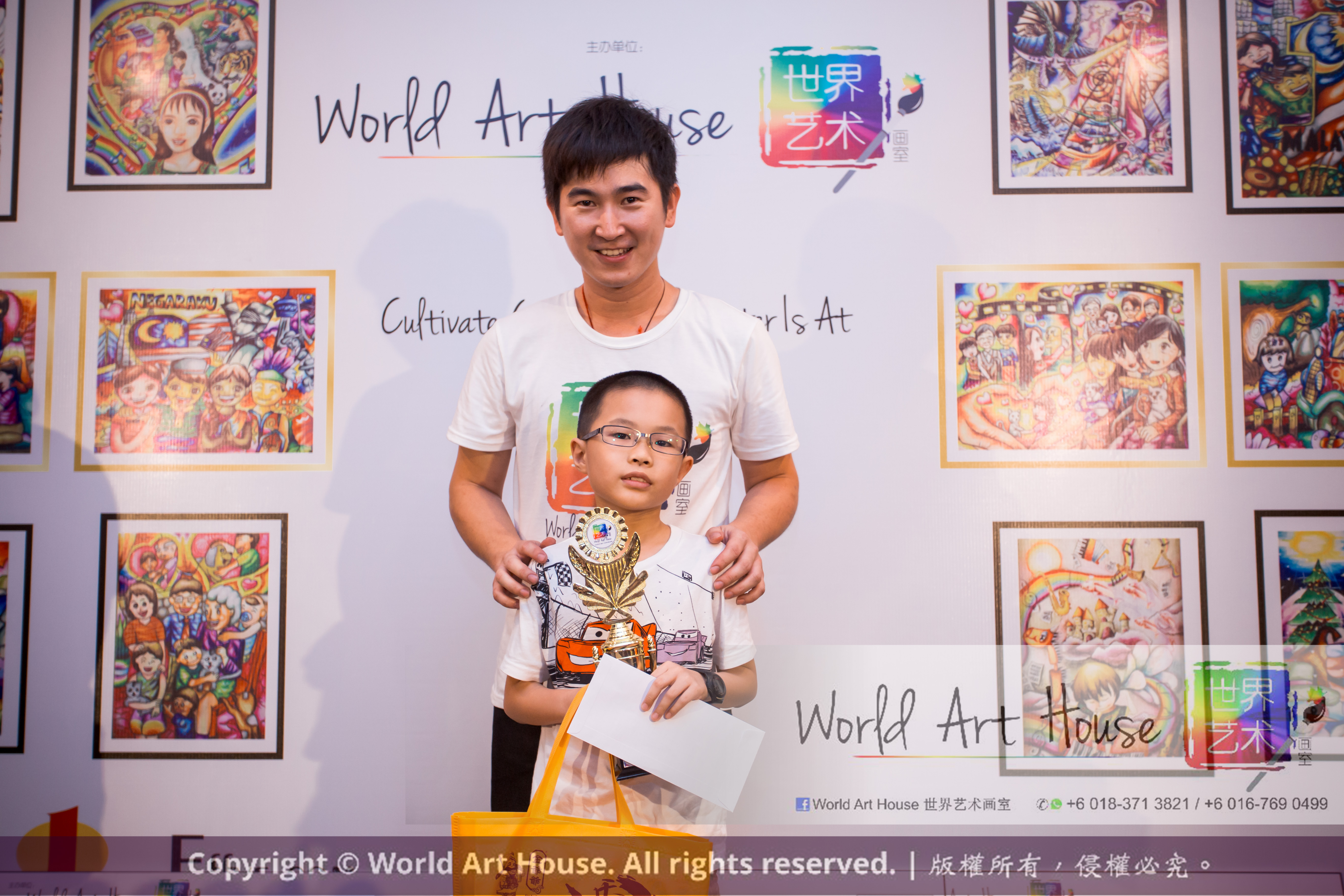 Malaysia Kota Damansara Petaling Jaya Kuala Lumpur Selangor Chinese New Year Charity Coloring Contest World Art House 世界艺术画室 and 1 Utama Shopping JinYeYe Effye Media B062