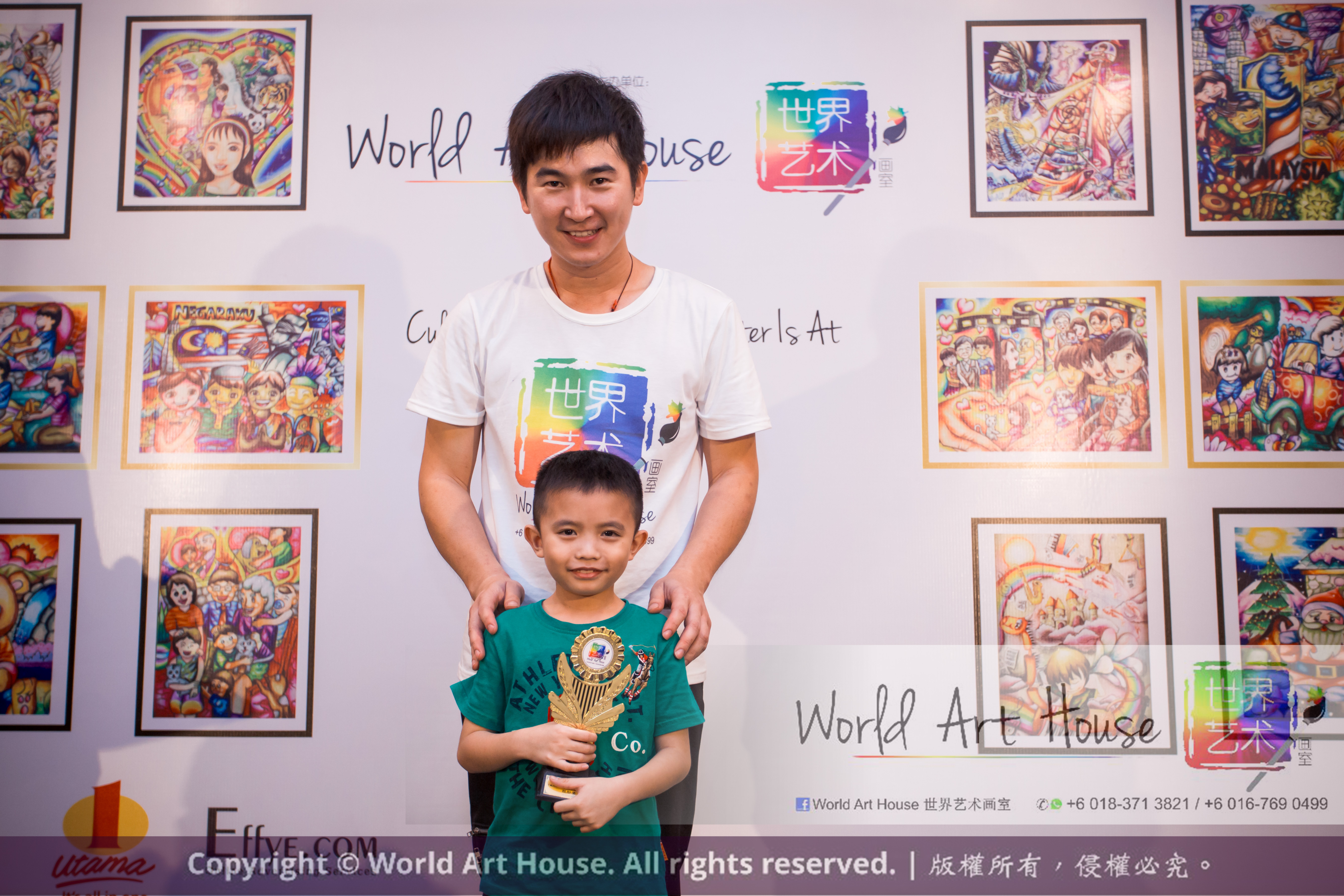 Malaysia Kota Damansara Petaling Jaya Kuala Lumpur Selangor Chinese New Year Charity Coloring Contest World Art House 世界艺术画室 and 1 Utama Shopping JinYeYe Effye Media B076
