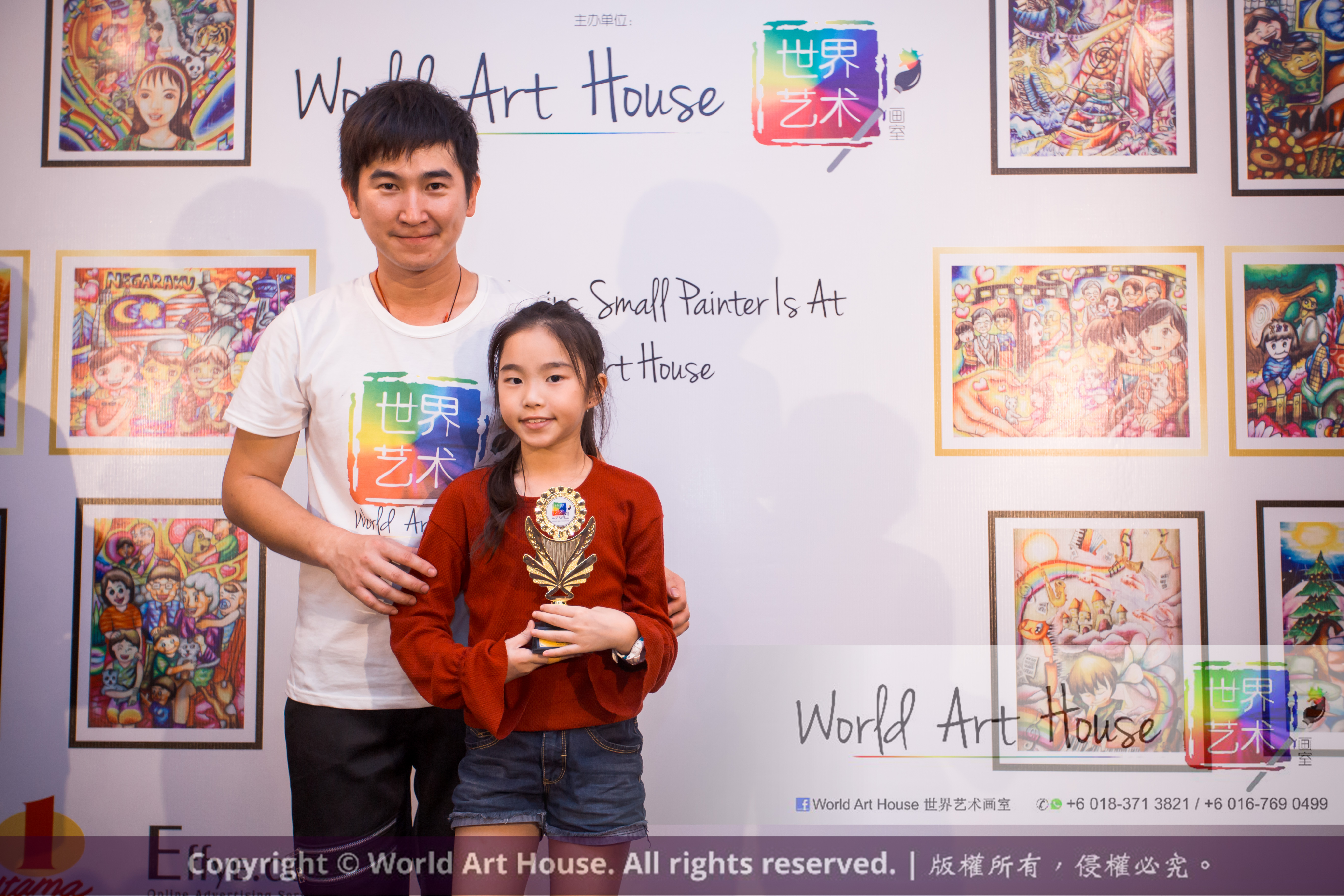 Malaysia Kota Damansara Petaling Jaya Kuala Lumpur Selangor Chinese New Year Charity Coloring Contest World Art House 世界艺术画室 and 1 Utama Shopping JinYeYe Effye Media B077