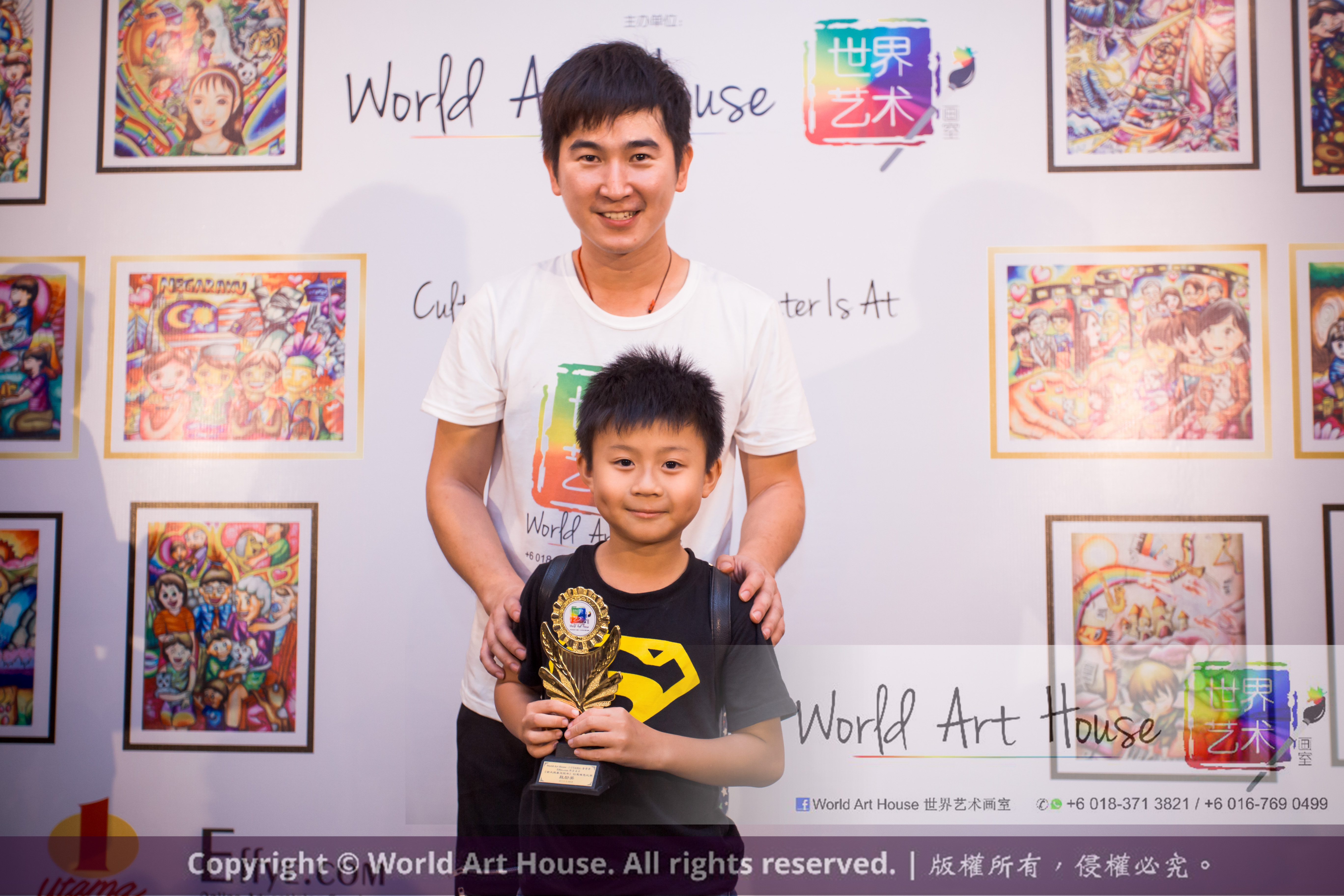 Malaysia Kota Damansara Petaling Jaya Kuala Lumpur Selangor Chinese New Year Charity Coloring Contest World Art House 世界艺术画室 and 1 Utama Shopping JinYeYe Effye Media B079