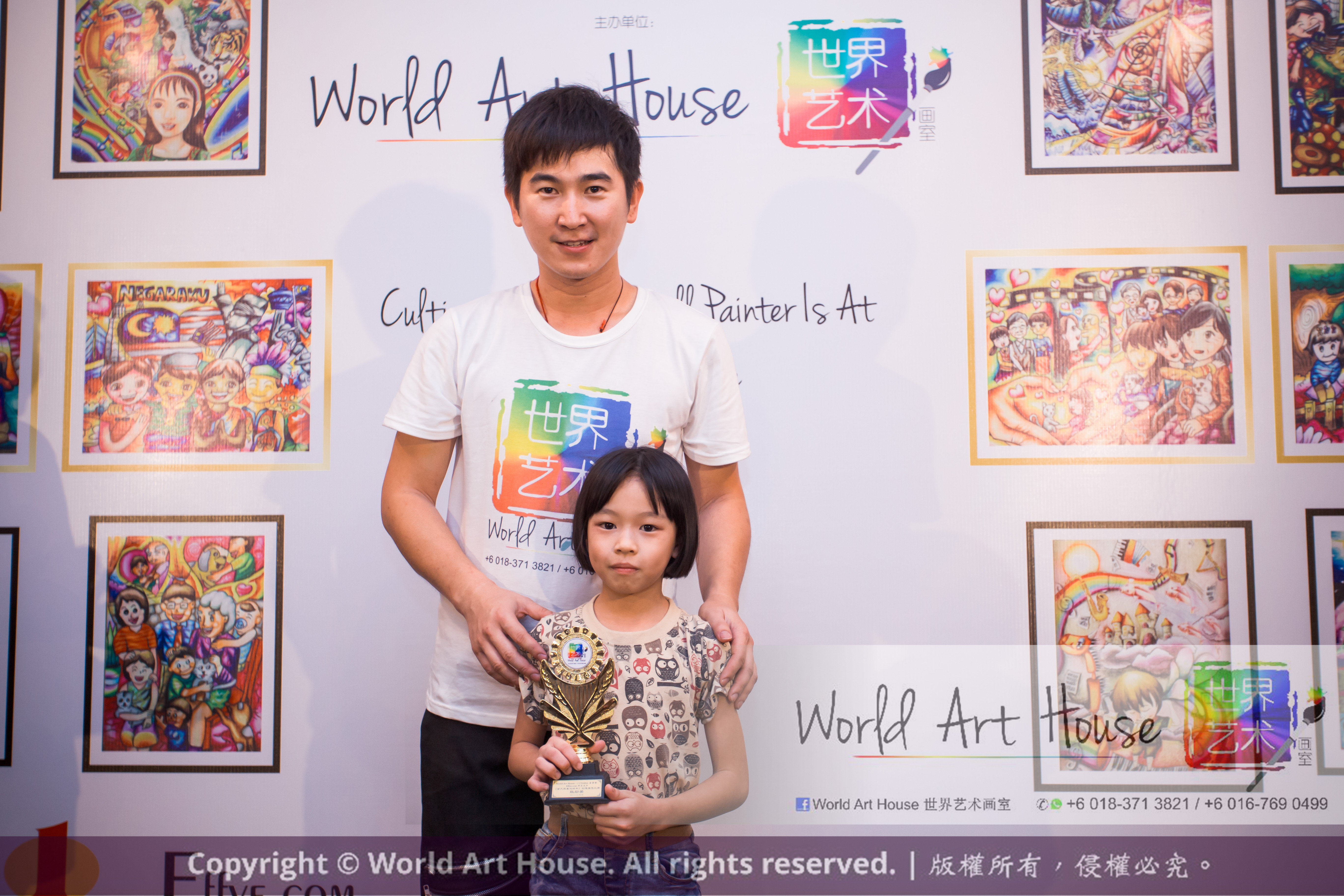 Malaysia Kota Damansara Petaling Jaya Kuala Lumpur Selangor Chinese New Year Charity Coloring Contest World Art House 世界艺术画室 and 1 Utama Shopping JinYeYe Effye Media B081