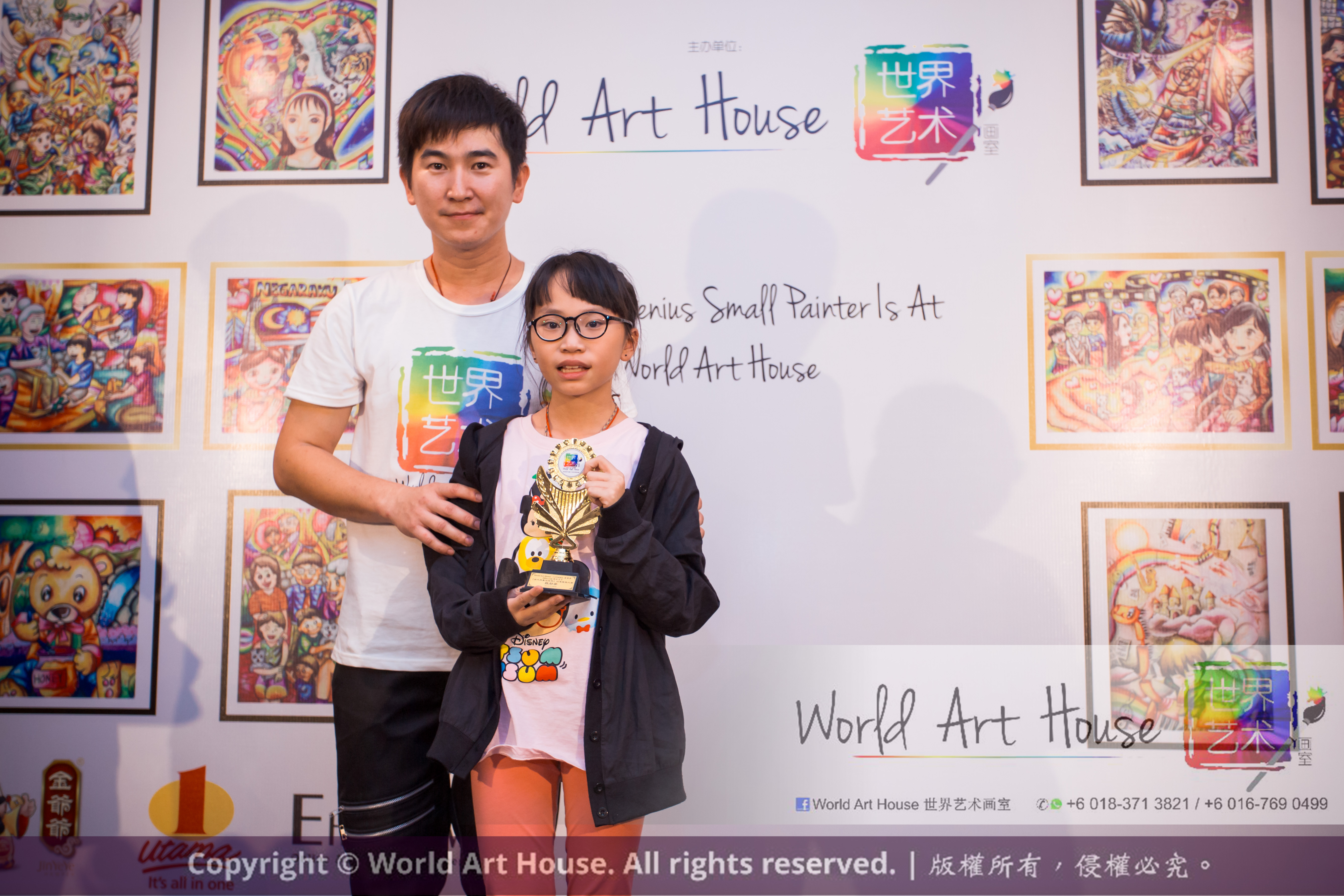Malaysia Kota Damansara Petaling Jaya Kuala Lumpur Selangor Chinese New Year Charity Coloring Contest World Art House 世界艺术画室 and 1 Utama Shopping JinYeYe Effye Media B087