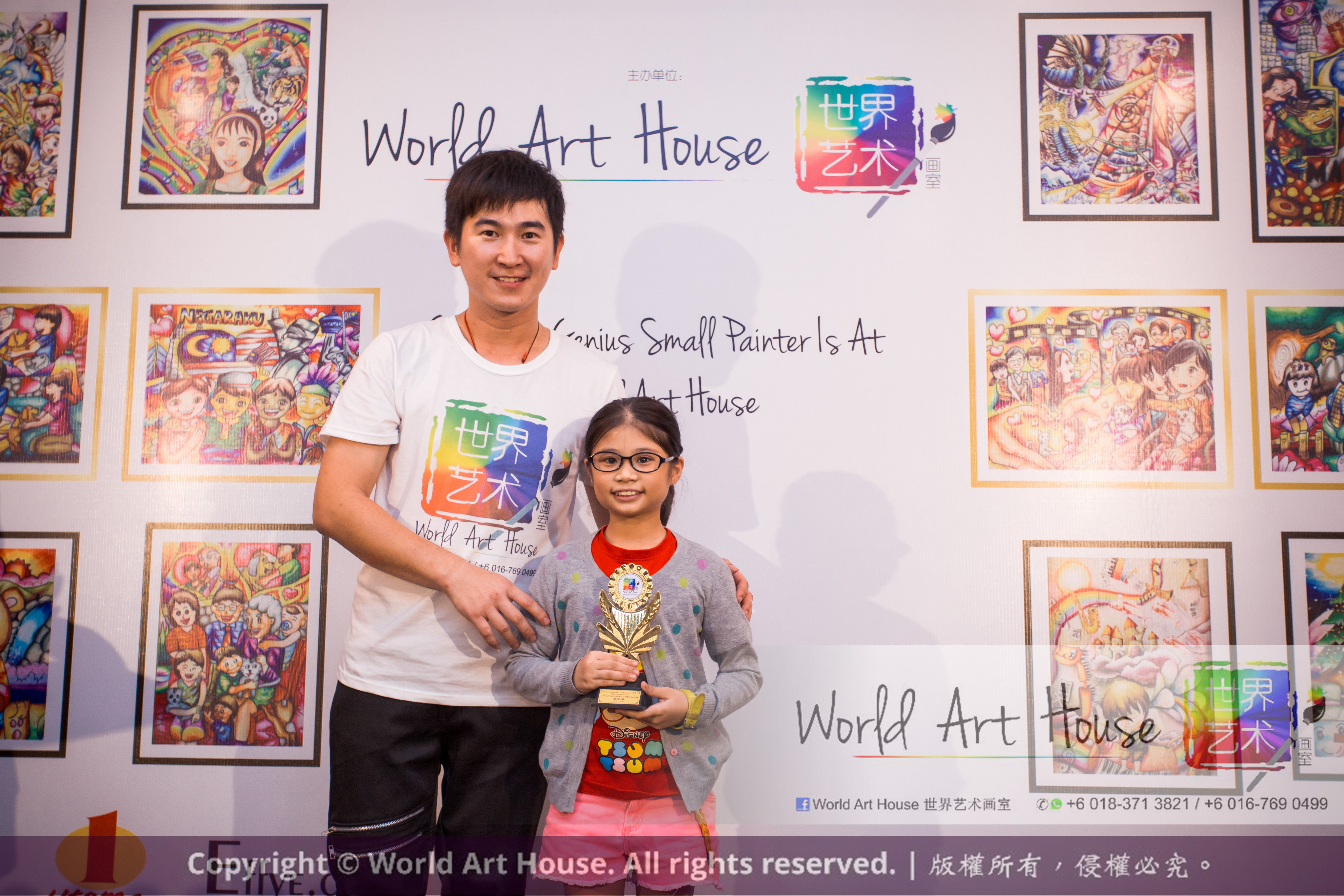 Malaysia Kota Damansara Petaling Jaya Kuala Lumpur Selangor Chinese New Year Charity Coloring Contest World Art House 世界艺术画室 and 1 Utama Shopping JinYeYe Effye Media B095