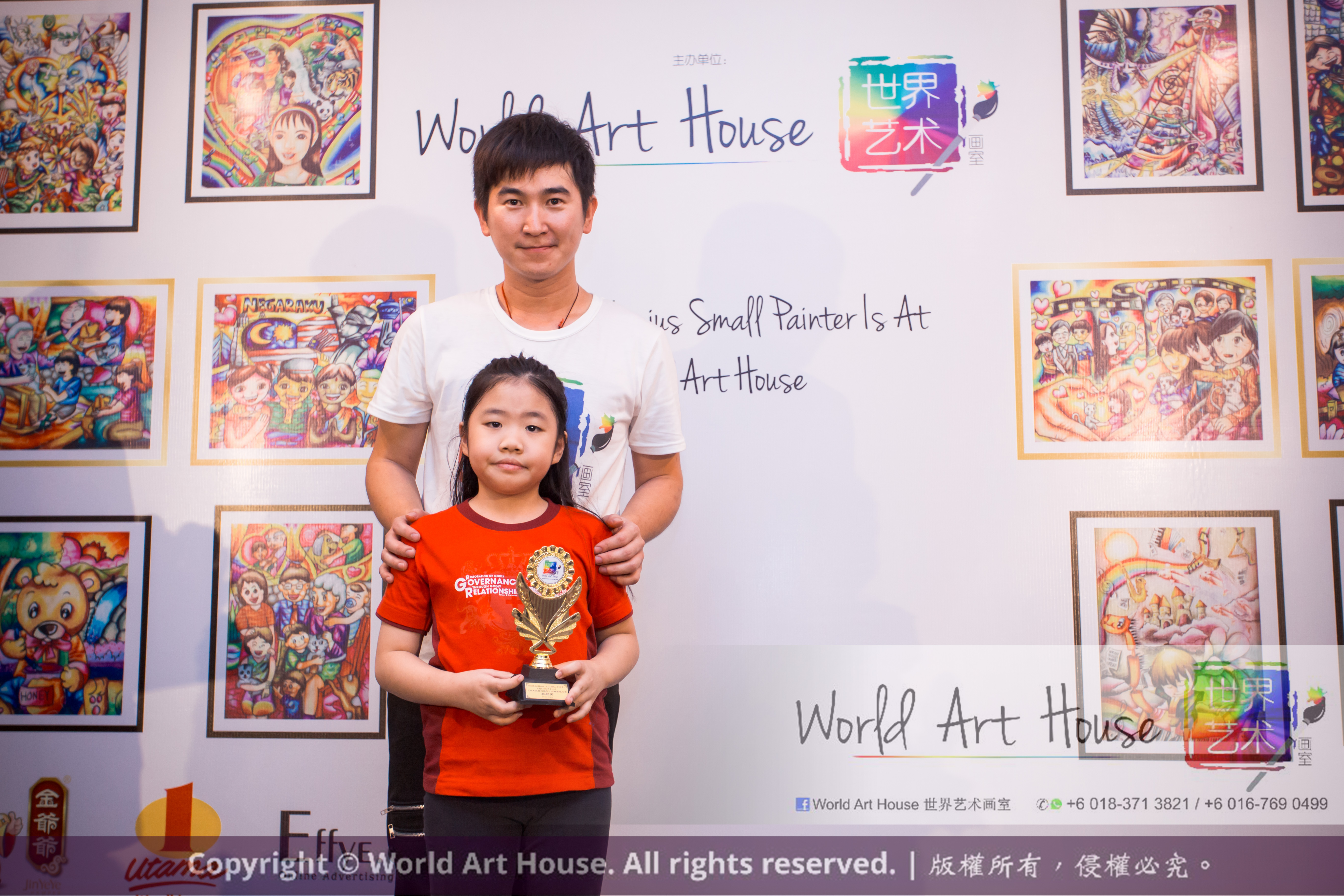 Malaysia Kota Damansara Petaling Jaya Kuala Lumpur Selangor Chinese New Year Charity Coloring Contest World Art House 世界艺术画室 and 1 Utama Shopping JinYeYe Effye Media B098