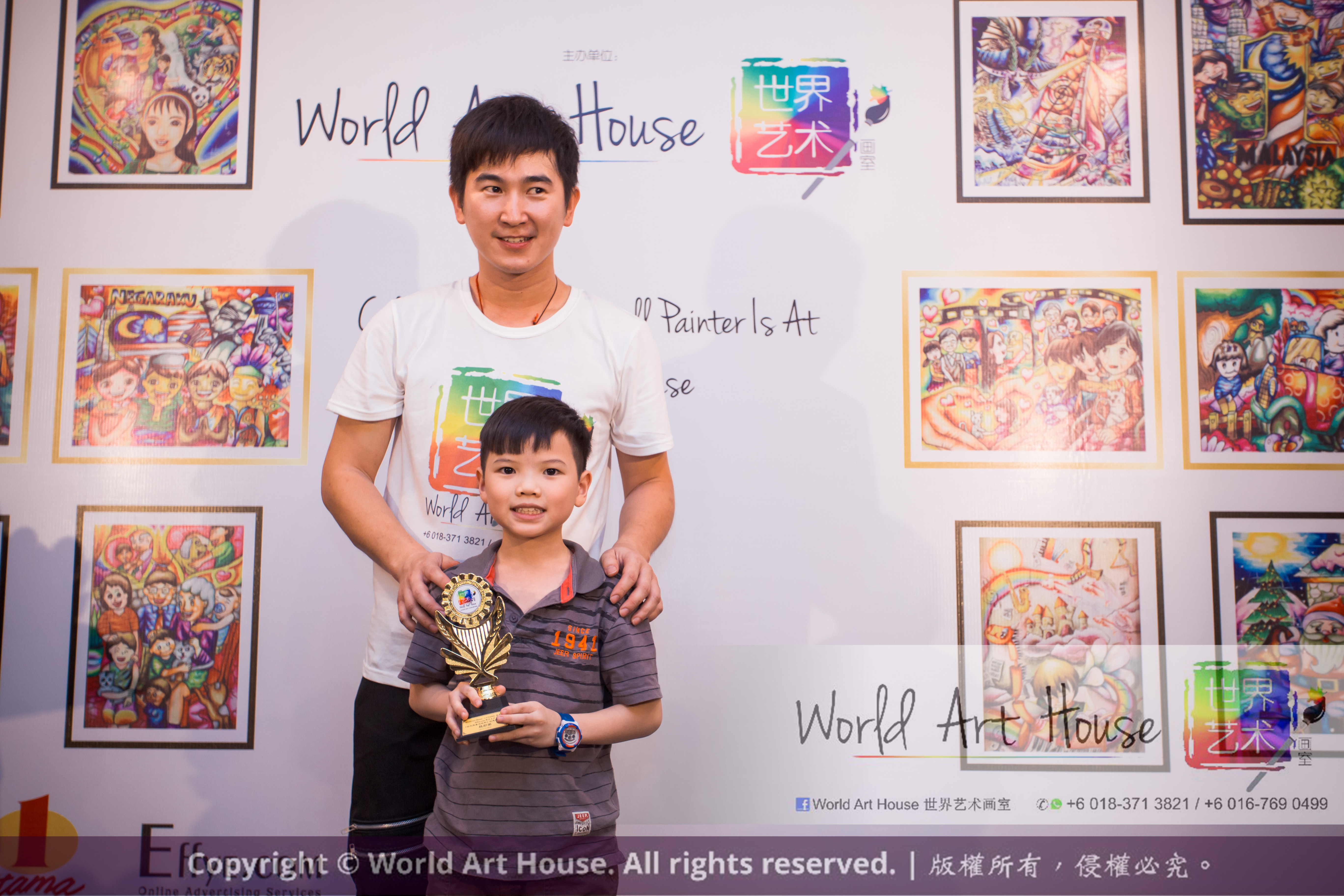 Malaysia Kota Damansara Petaling Jaya Kuala Lumpur Selangor Chinese New Year Charity Coloring Contest World Art House 世界艺术画室 and 1 Utama Shopping JinYeYe Effye Media B099