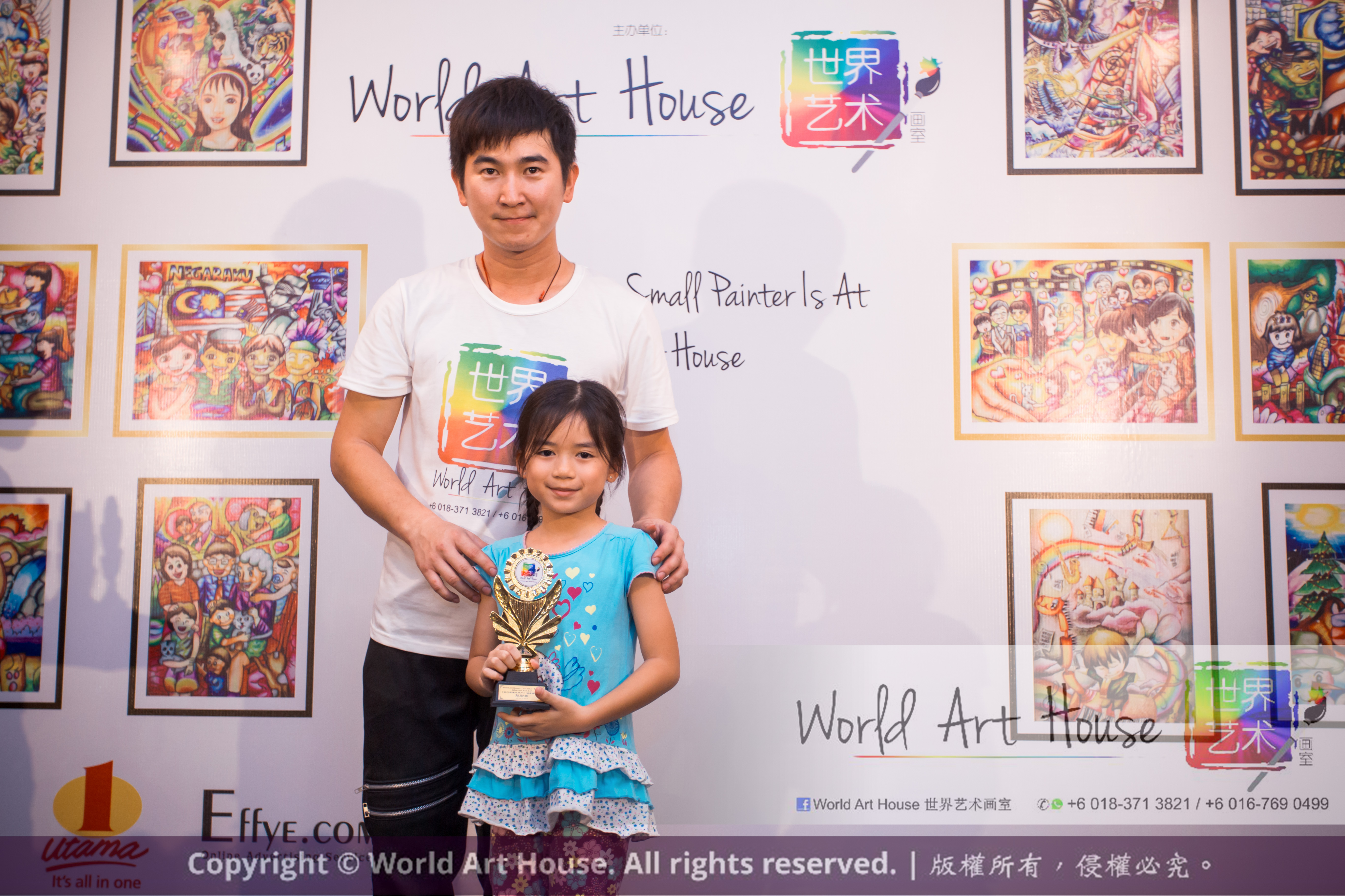 Malaysia Kota Damansara Petaling Jaya Kuala Lumpur Selangor Chinese New Year Charity Coloring Contest World Art House 世界艺术画室 and 1 Utama Shopping JinYeYe Effye Media C003