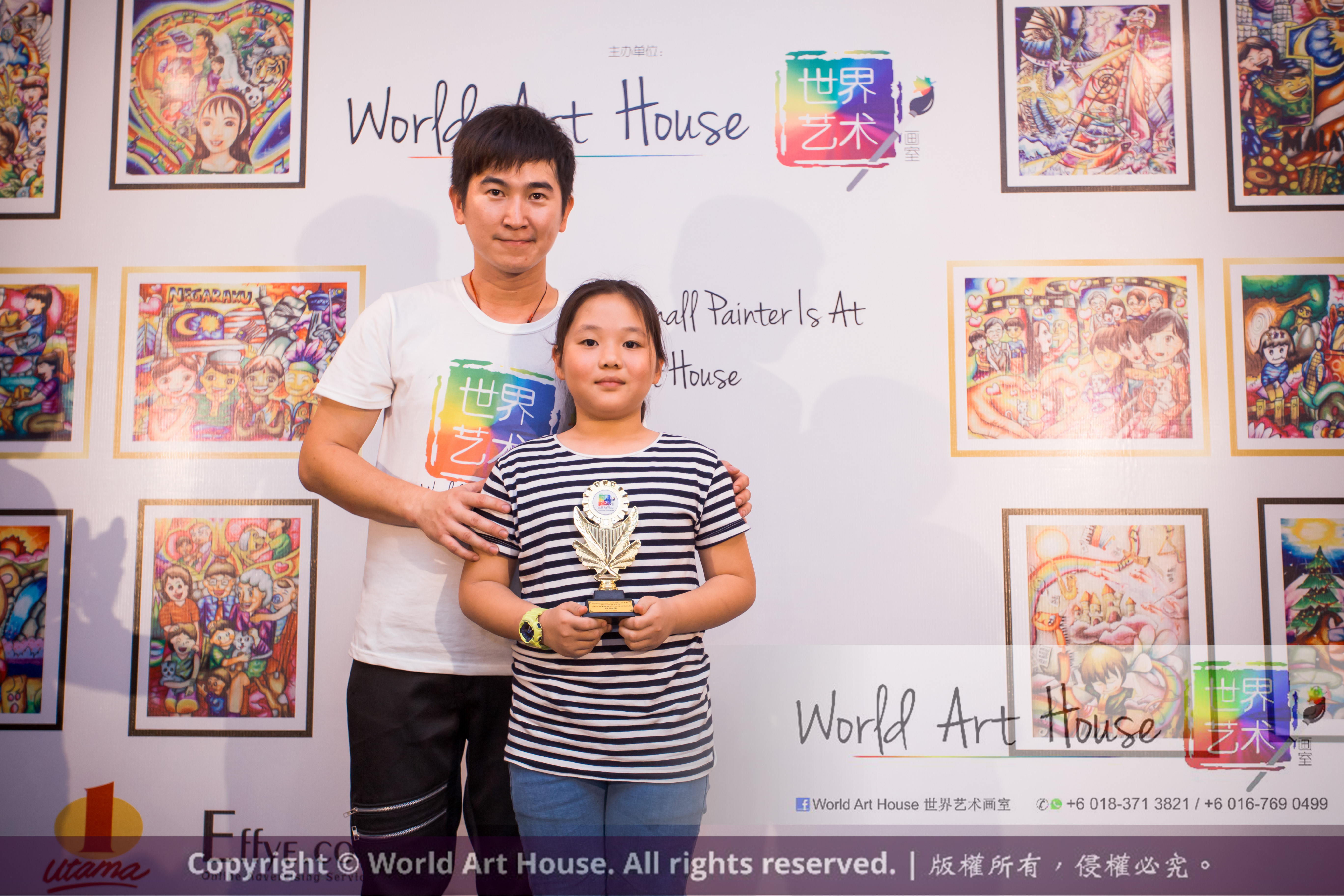 Malaysia Kota Damansara Petaling Jaya Kuala Lumpur Selangor Chinese New Year Charity Coloring Contest World Art House 世界艺术画室 and 1 Utama Shopping JinYeYe Effye Media C006