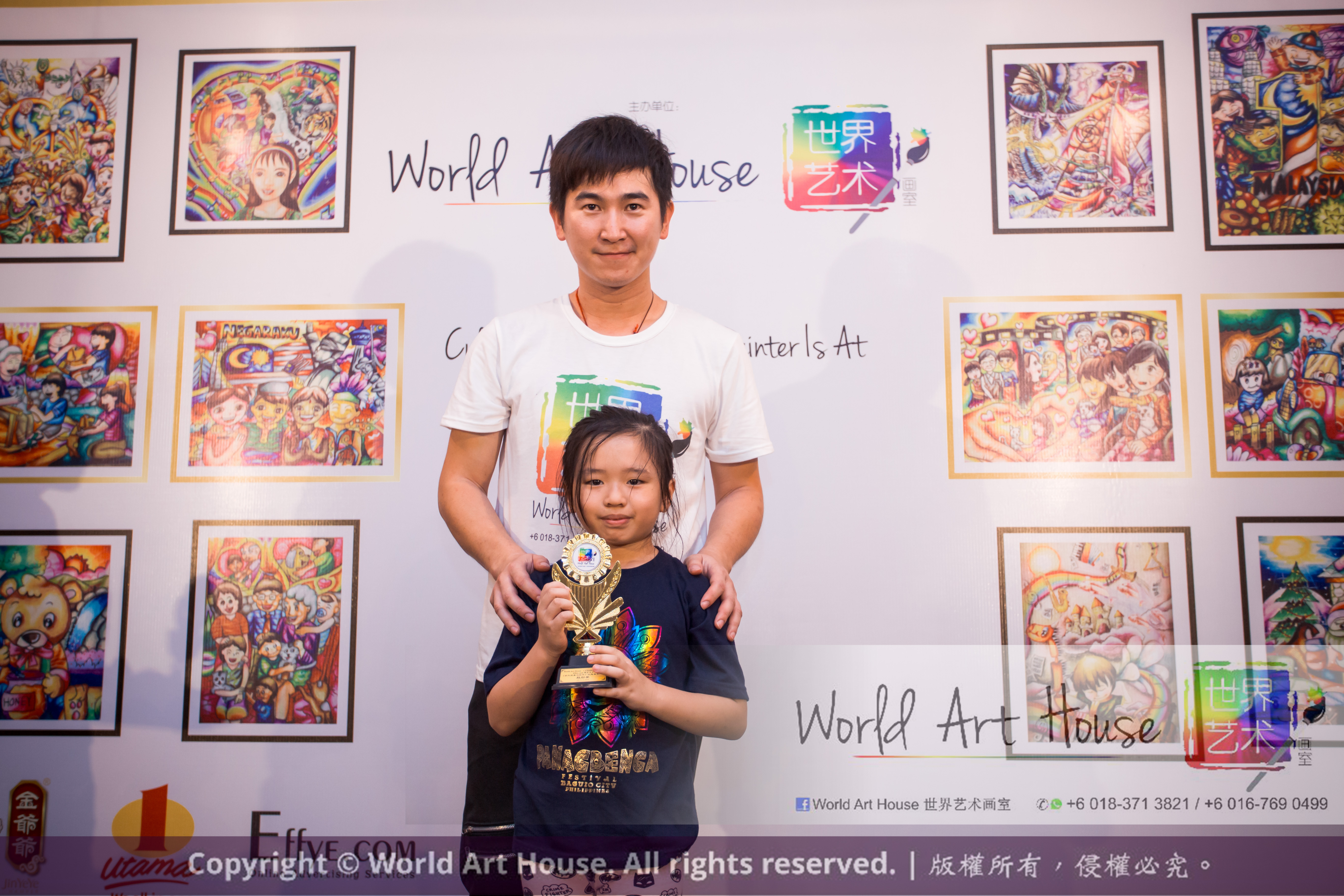 Malaysia Kota Damansara Petaling Jaya Kuala Lumpur Selangor Chinese New Year Charity Coloring Contest World Art House 世界艺术画室 and 1 Utama Shopping JinYeYe Effye Media C014