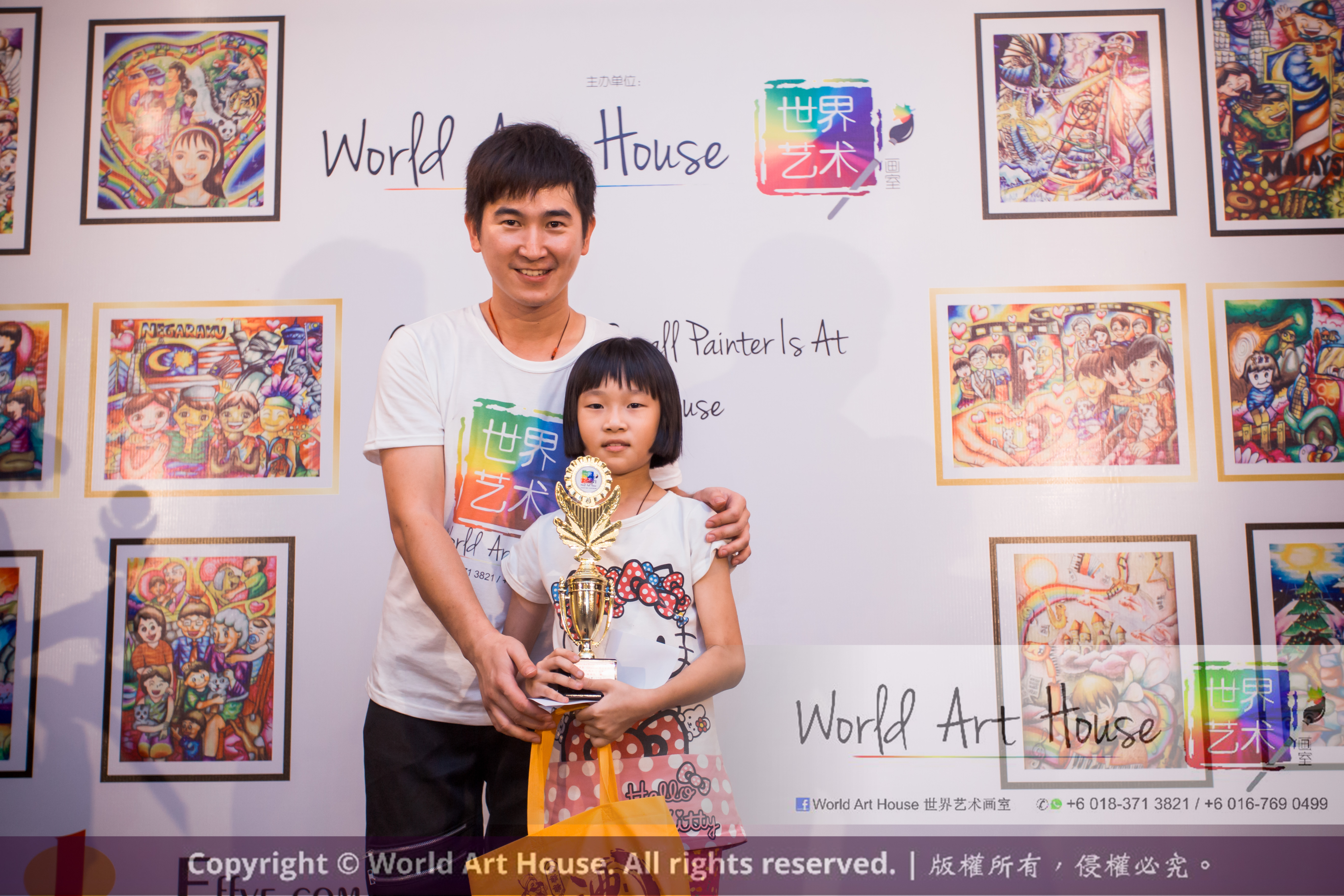 Malaysia Kota Damansara Petaling Jaya Kuala Lumpur Selangor Chinese New Year Charity Coloring Contest World Art House 世界艺术画室 and 1 Utama Shopping JinYeYe Effye Media C020