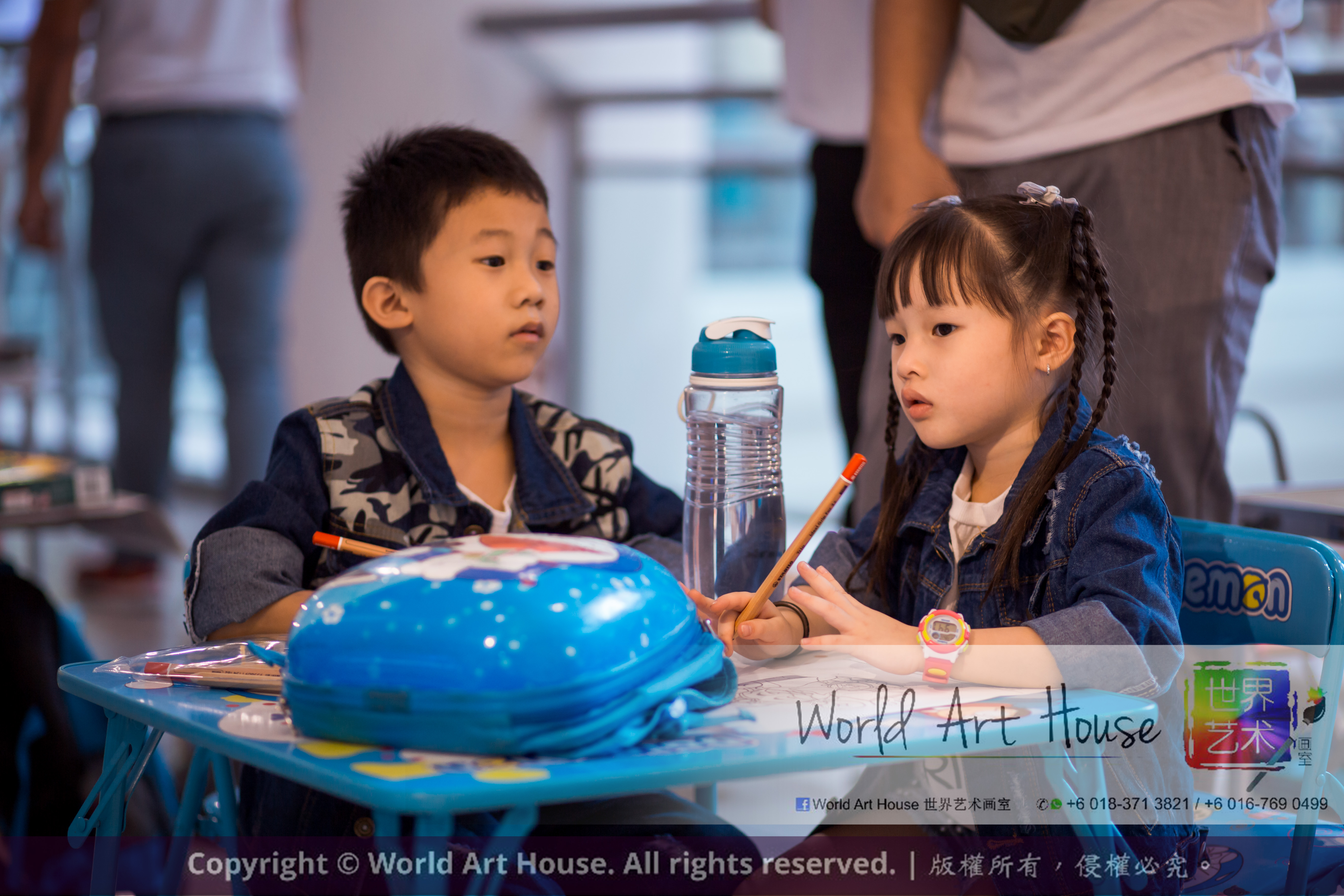 Malaysia Kota Damansara Petaling Jaya Kuala Lumpur Selangor Chinese New Year Charity Coloring Contest World Art House 世界艺术画室 and 1 Utama Shopping JinYeYe Effye Media A023